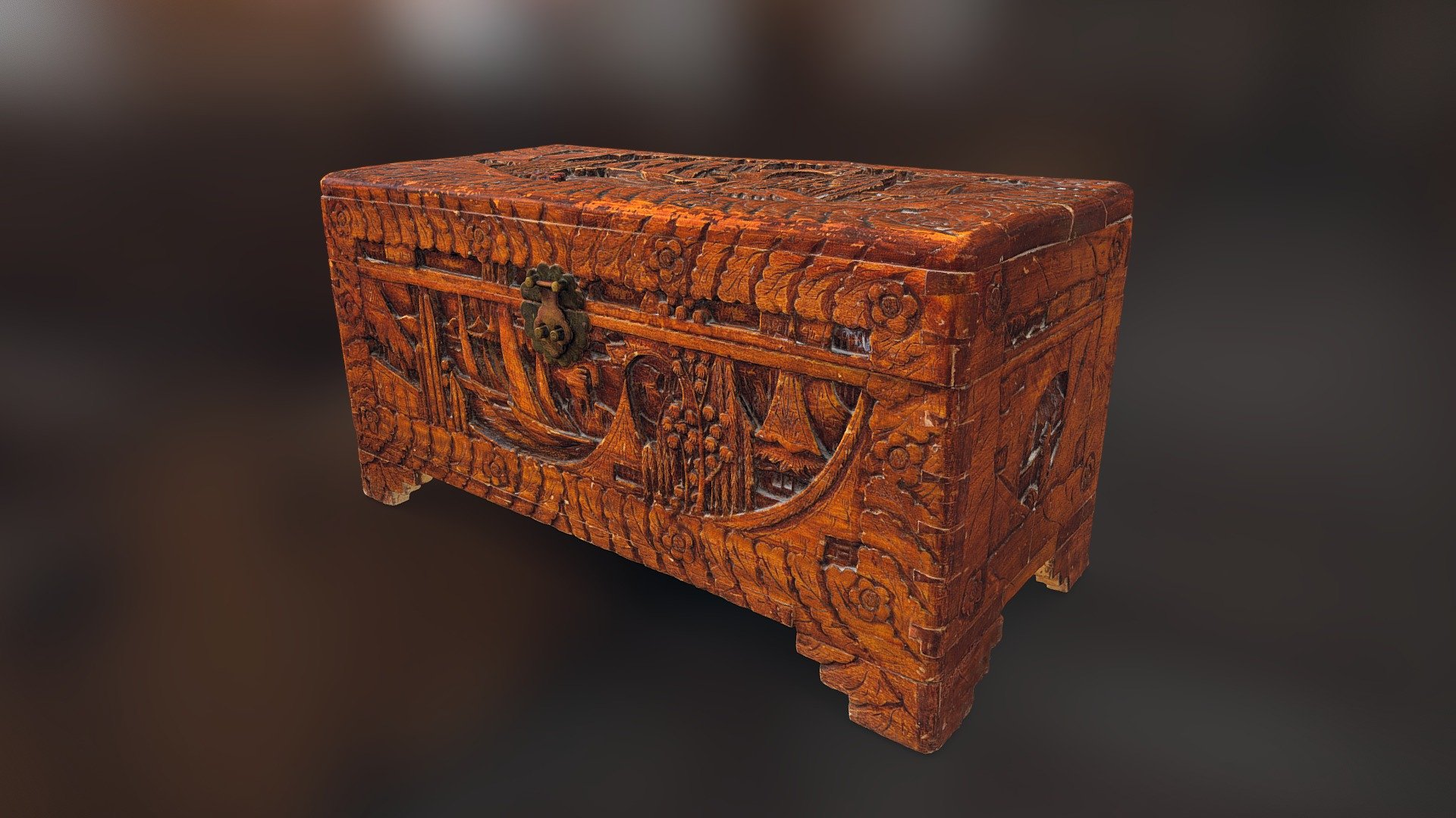 Chinese Camphor Chest - Photogrammetry Scan