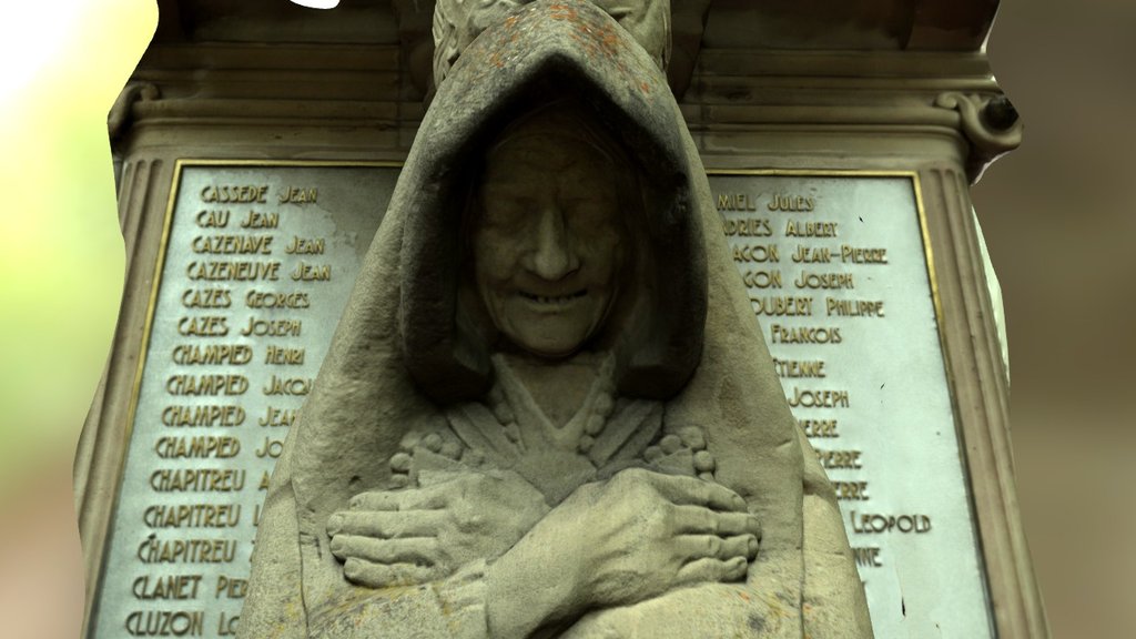 Statue in Saint-Girons, Ariège, France