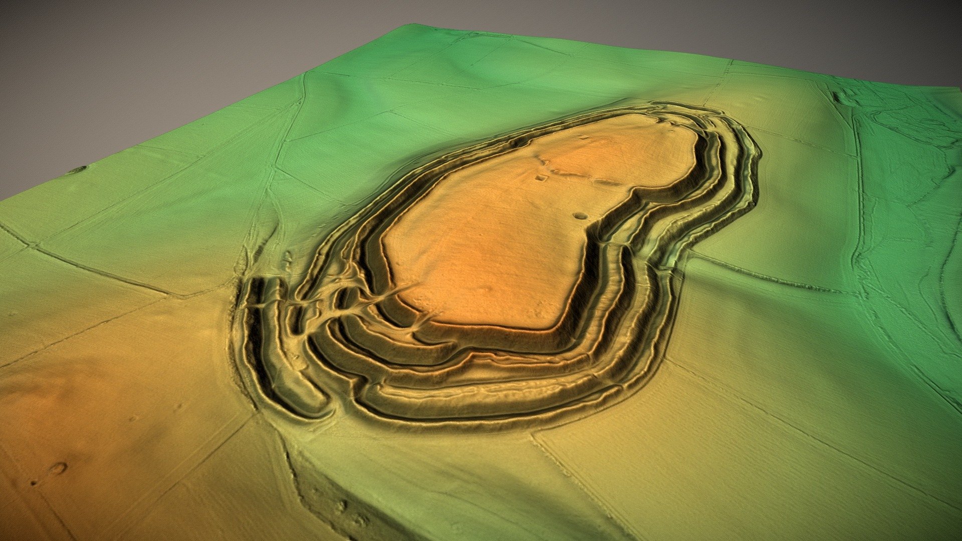 Maiden Castle, Dorset (UK)