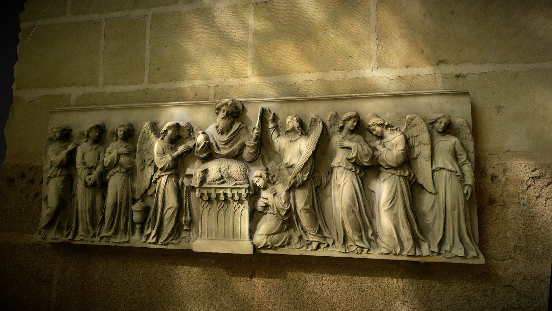 Haut relief - Cathedrale Nantes (France)