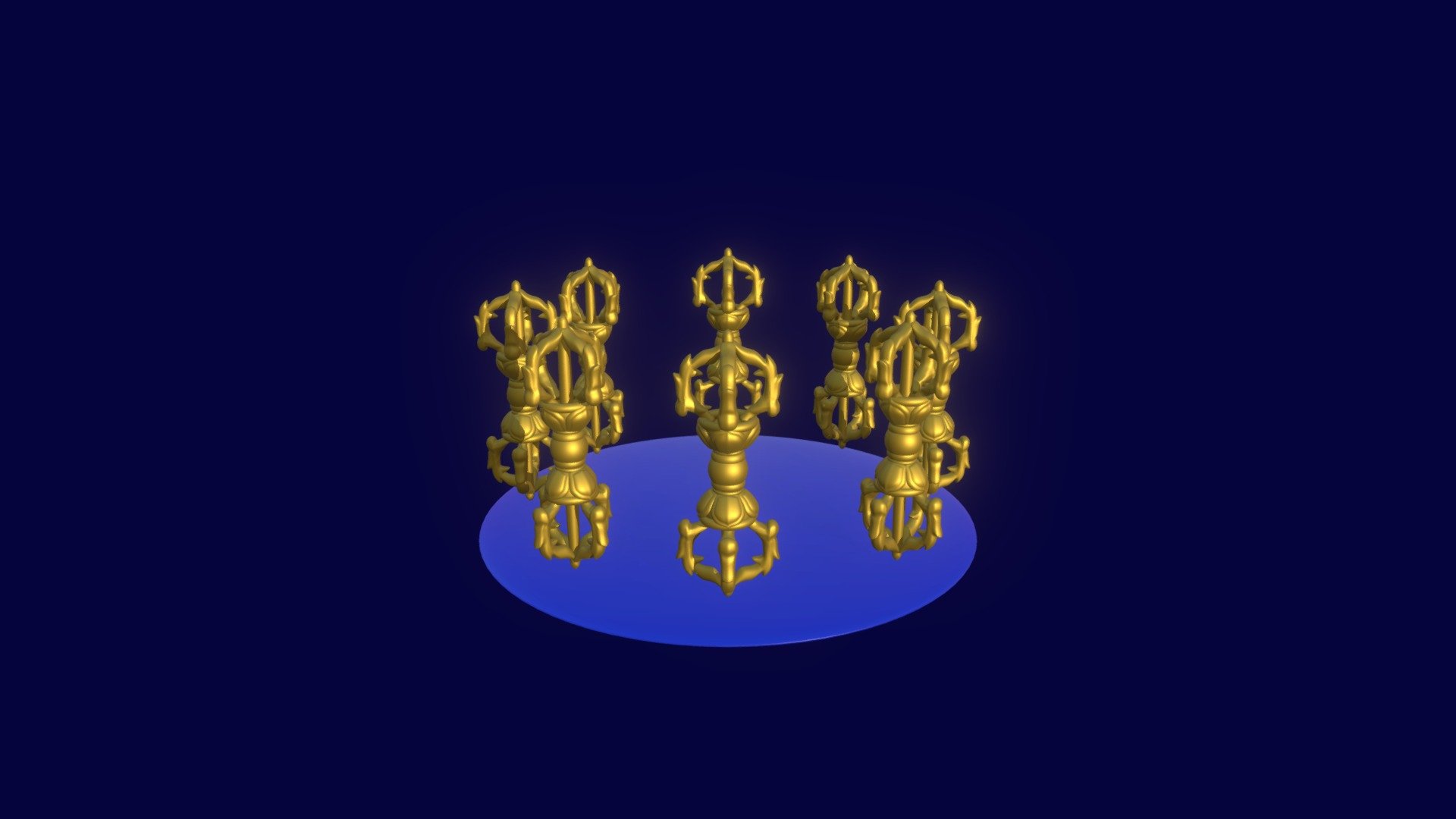 Horizontal Rotating Vajra
