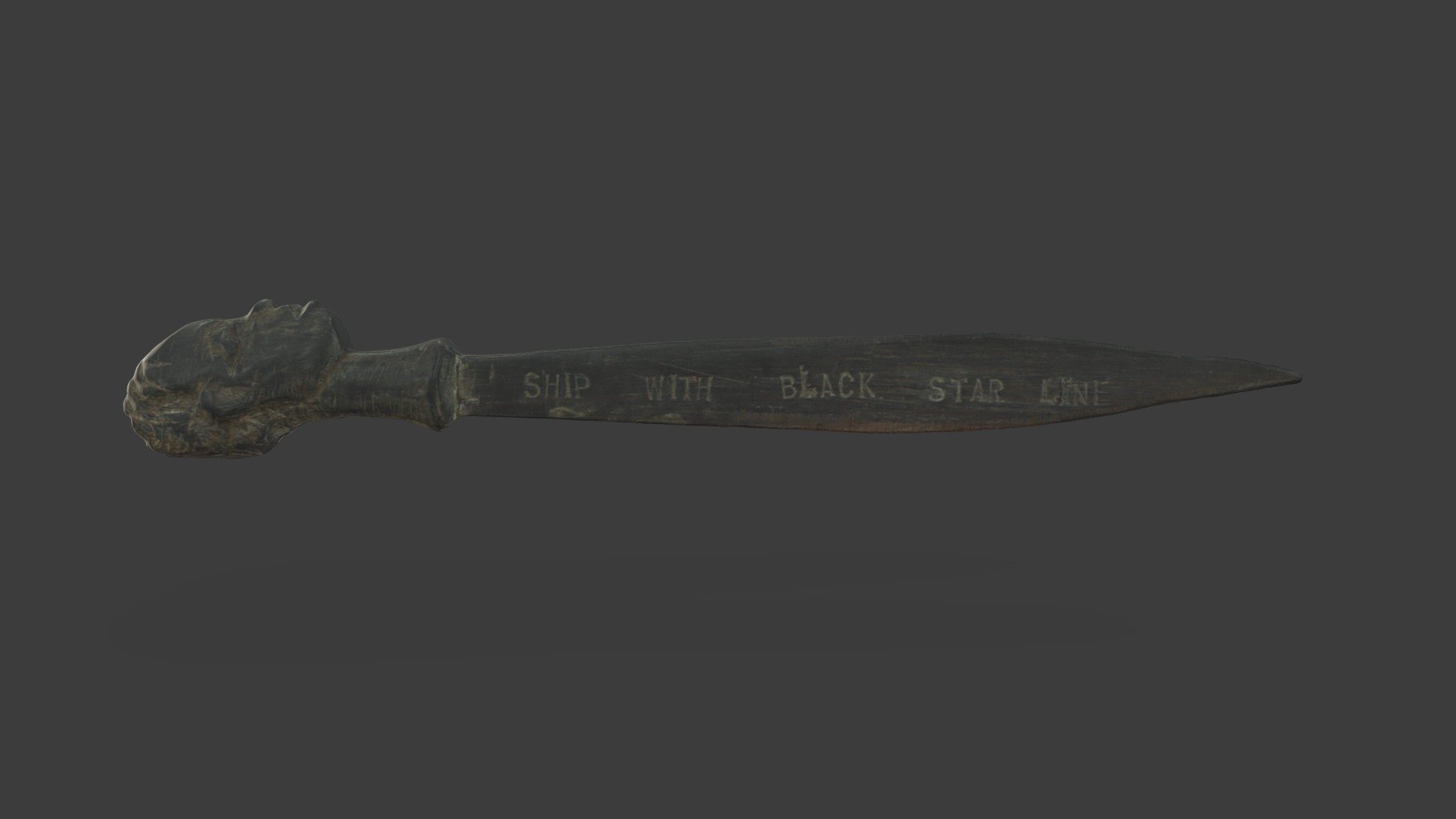 Black Star Line Letter Opener