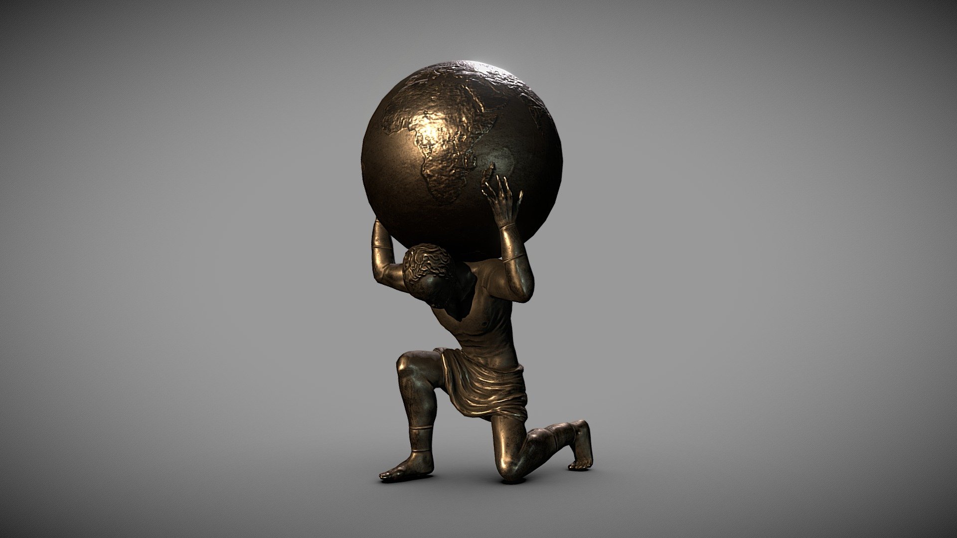 Atlas holding the Earth