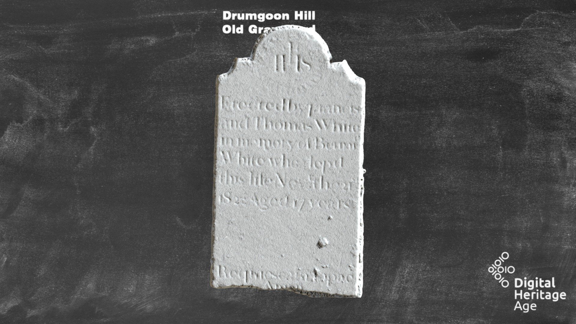 Drumgoon Hill - Old Graveyard - Headstone 037