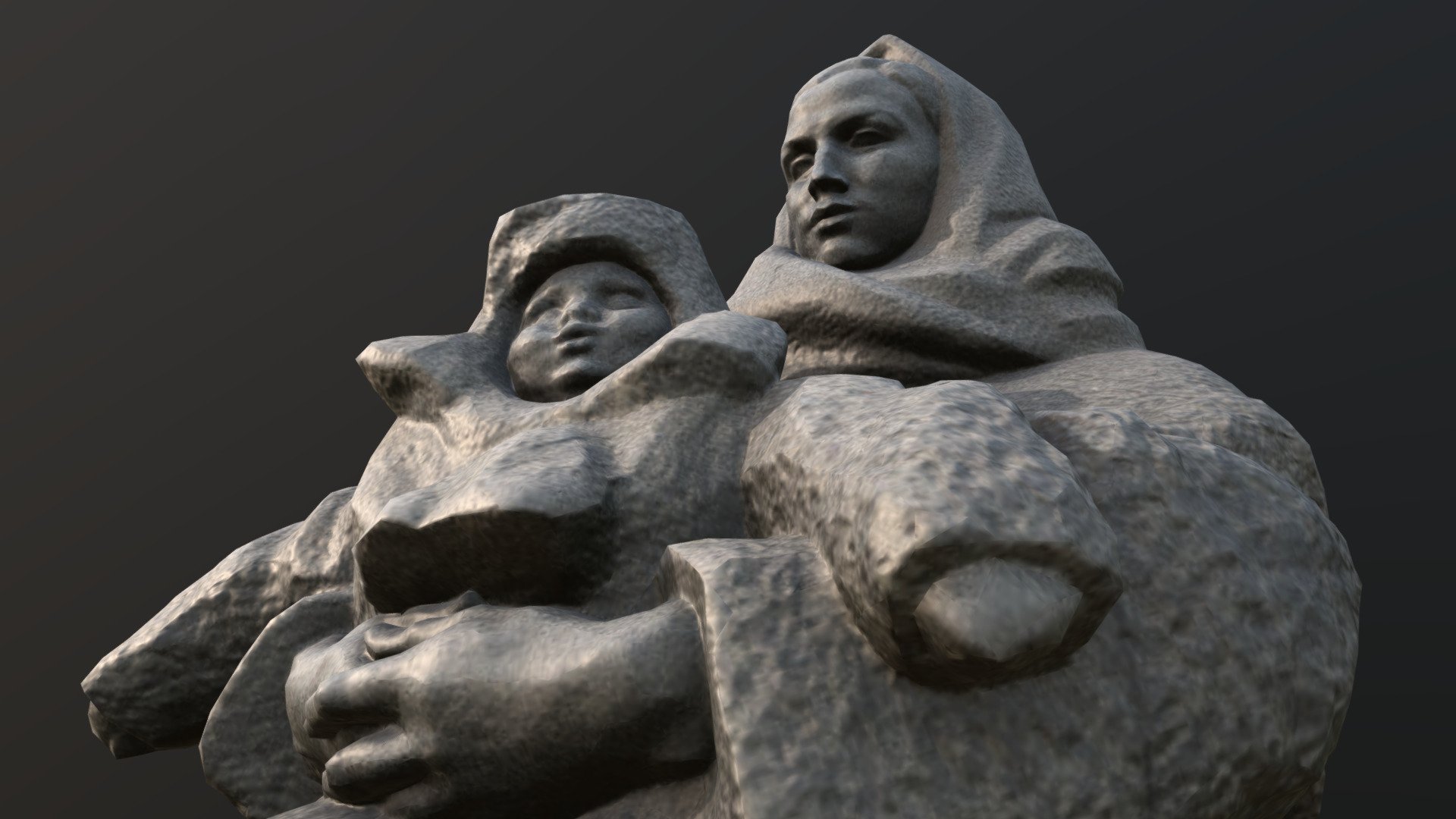 Granite composition in Moscow (Havskaya street)