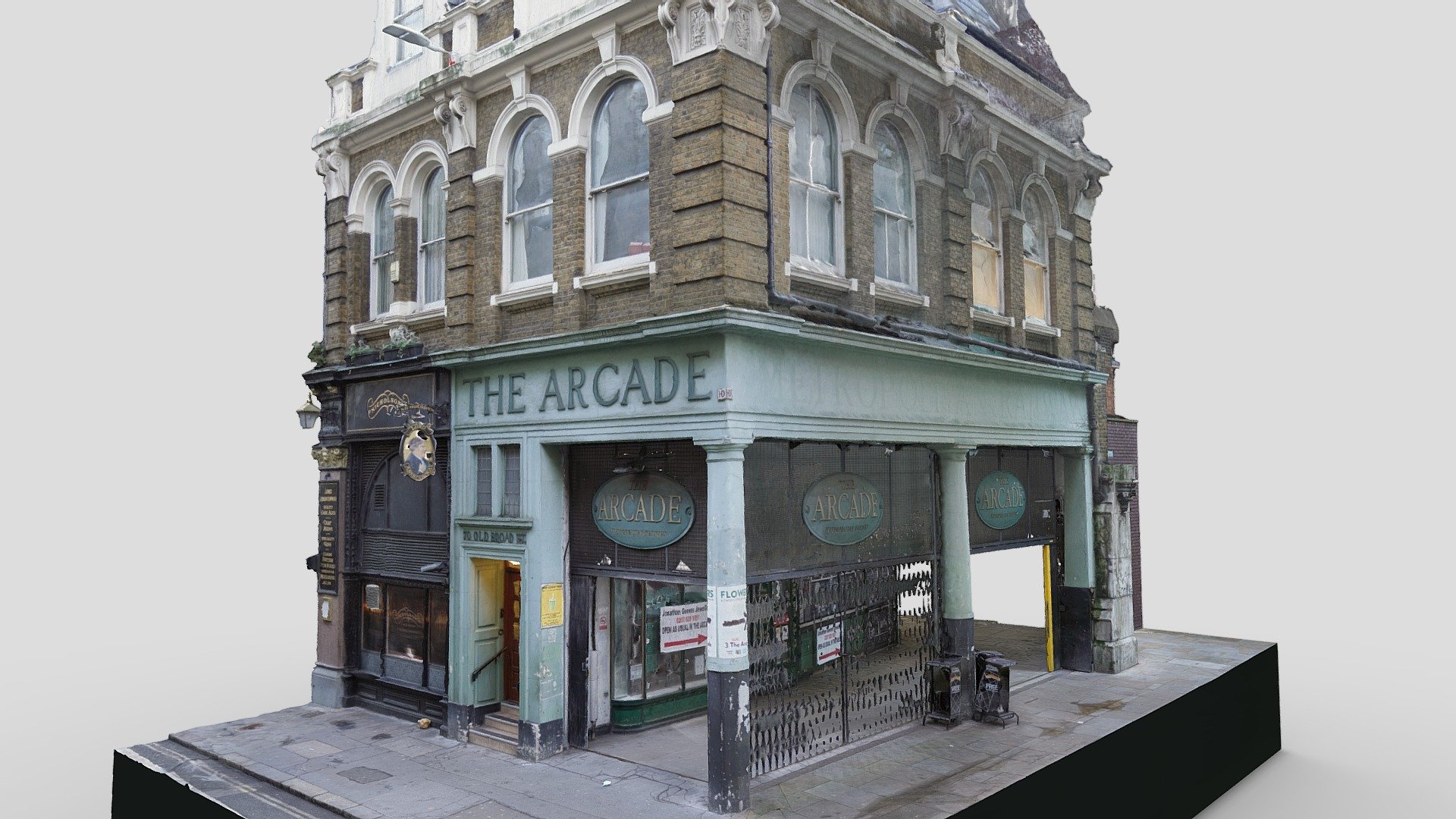 Old Broad Street Arcade Entrance