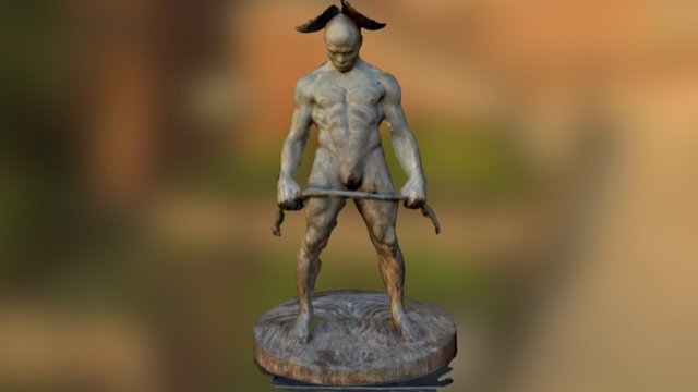 Standing Man at Laguna Beach