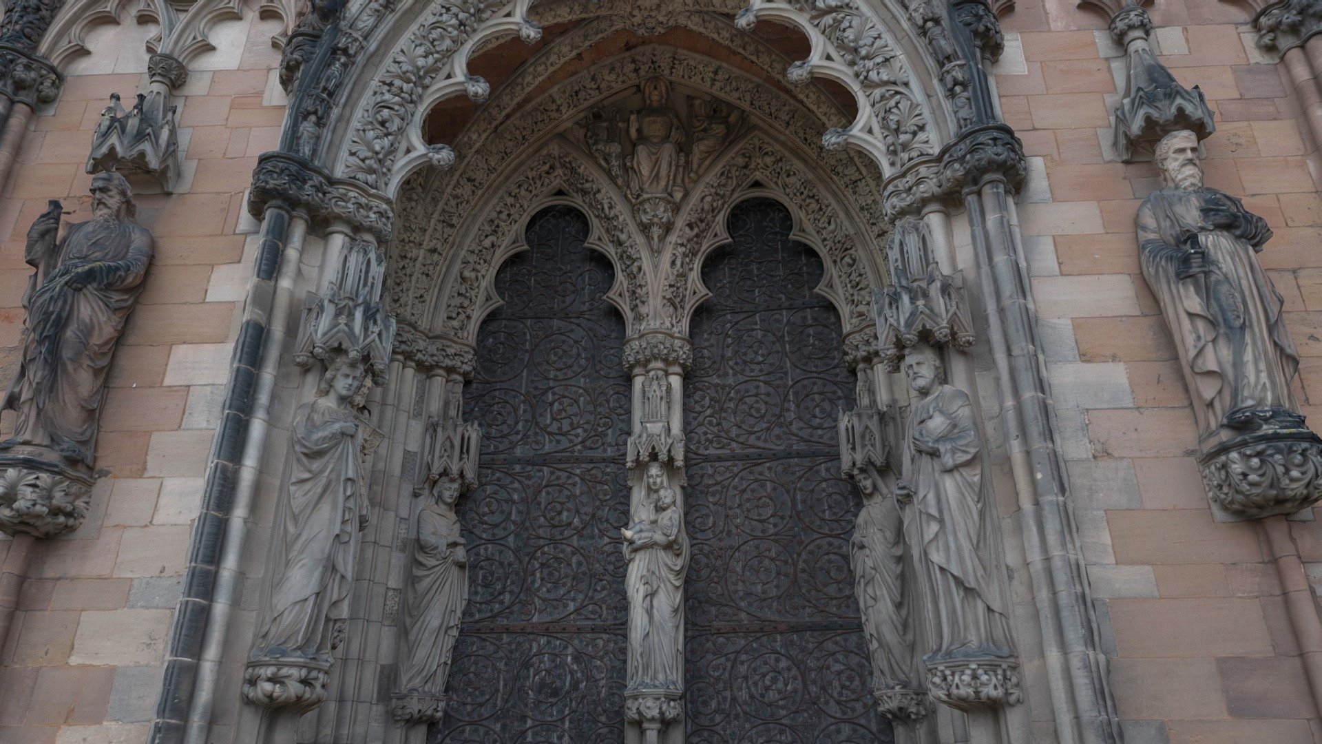 Central Entrance to Lichfield Cathedral