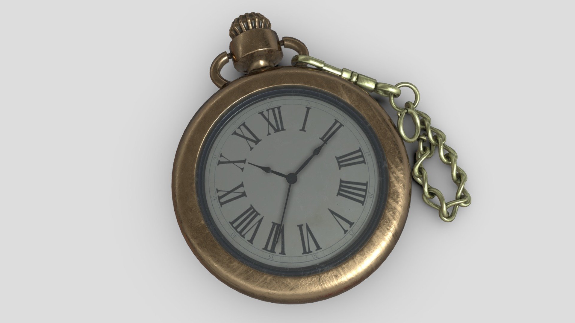 Antique Brass Pocket Watch 🕰️