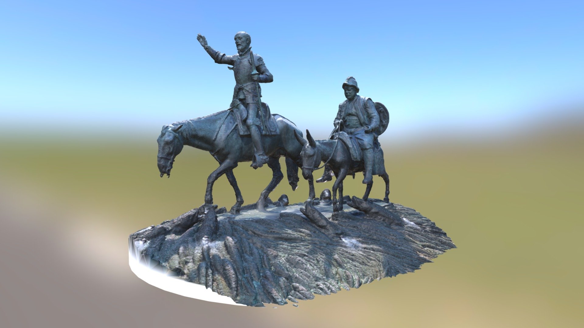Don Quichotte et Sancho Panza