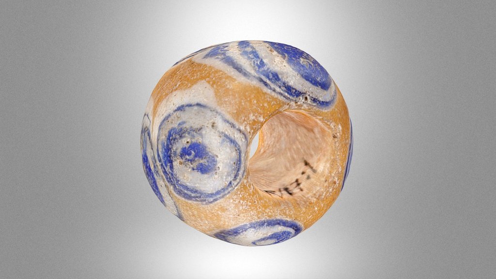 Celtic glass bead
