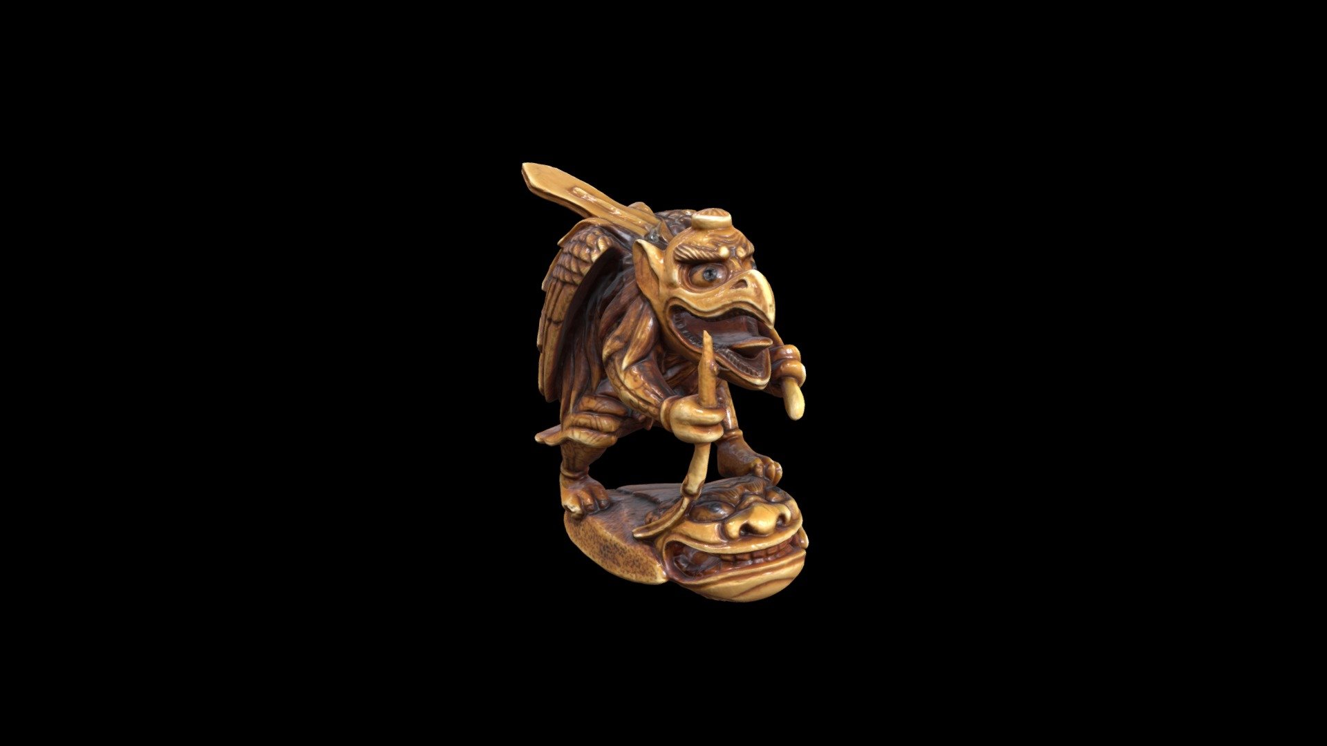 1920.493 Tengu Travelling as a Priest