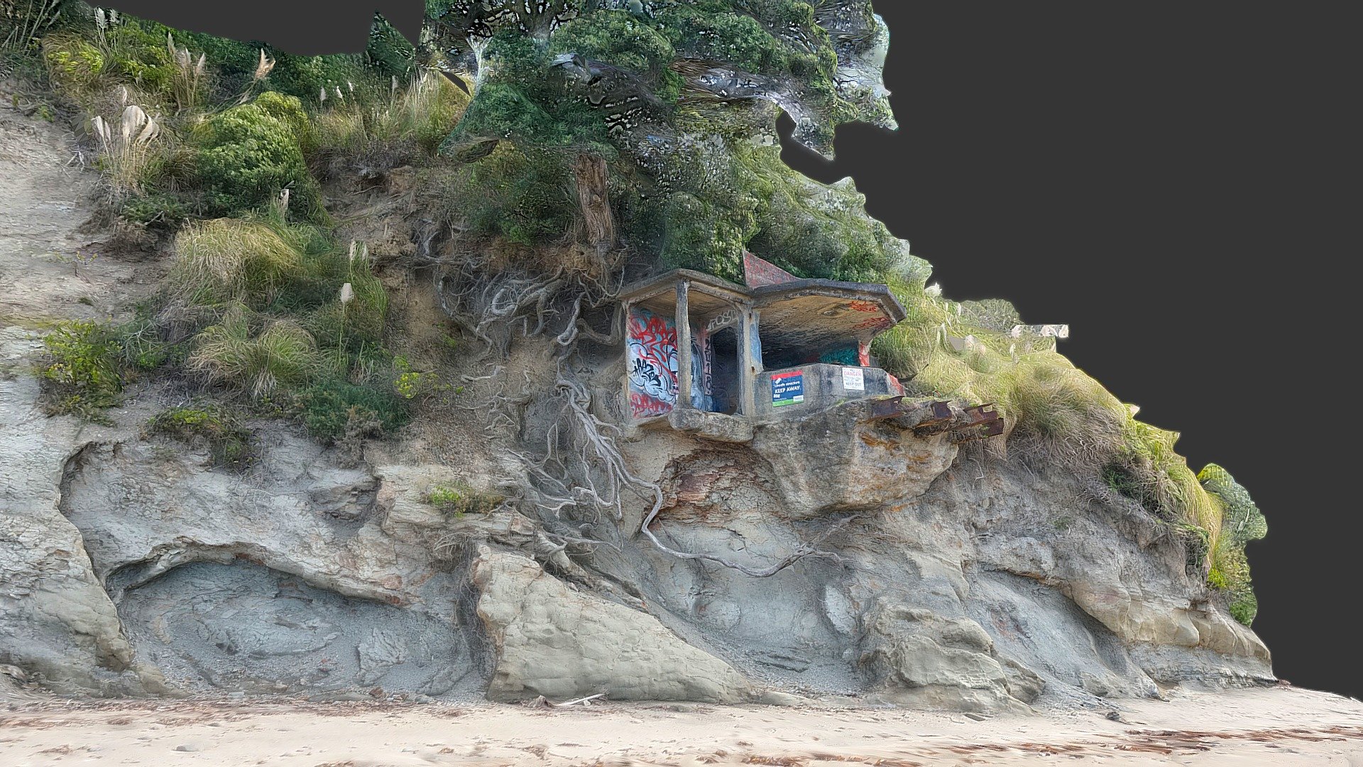 Sea cliff