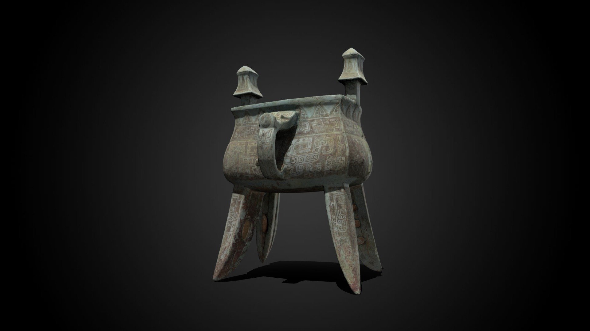 Fangjia wine vessel, 13th-12th century BCE
