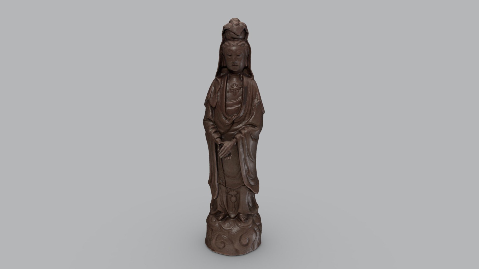 Guanyin aus Böttgersteinzeug | Experiment 3D