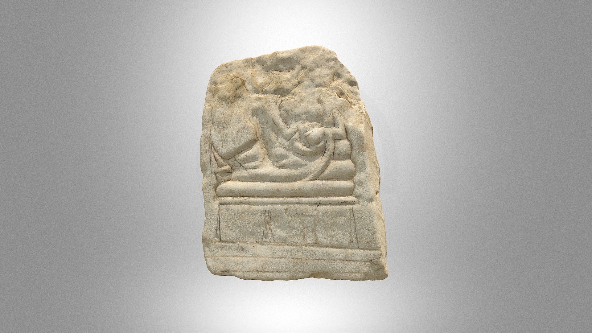 Stela of man from Kom Abou Billou