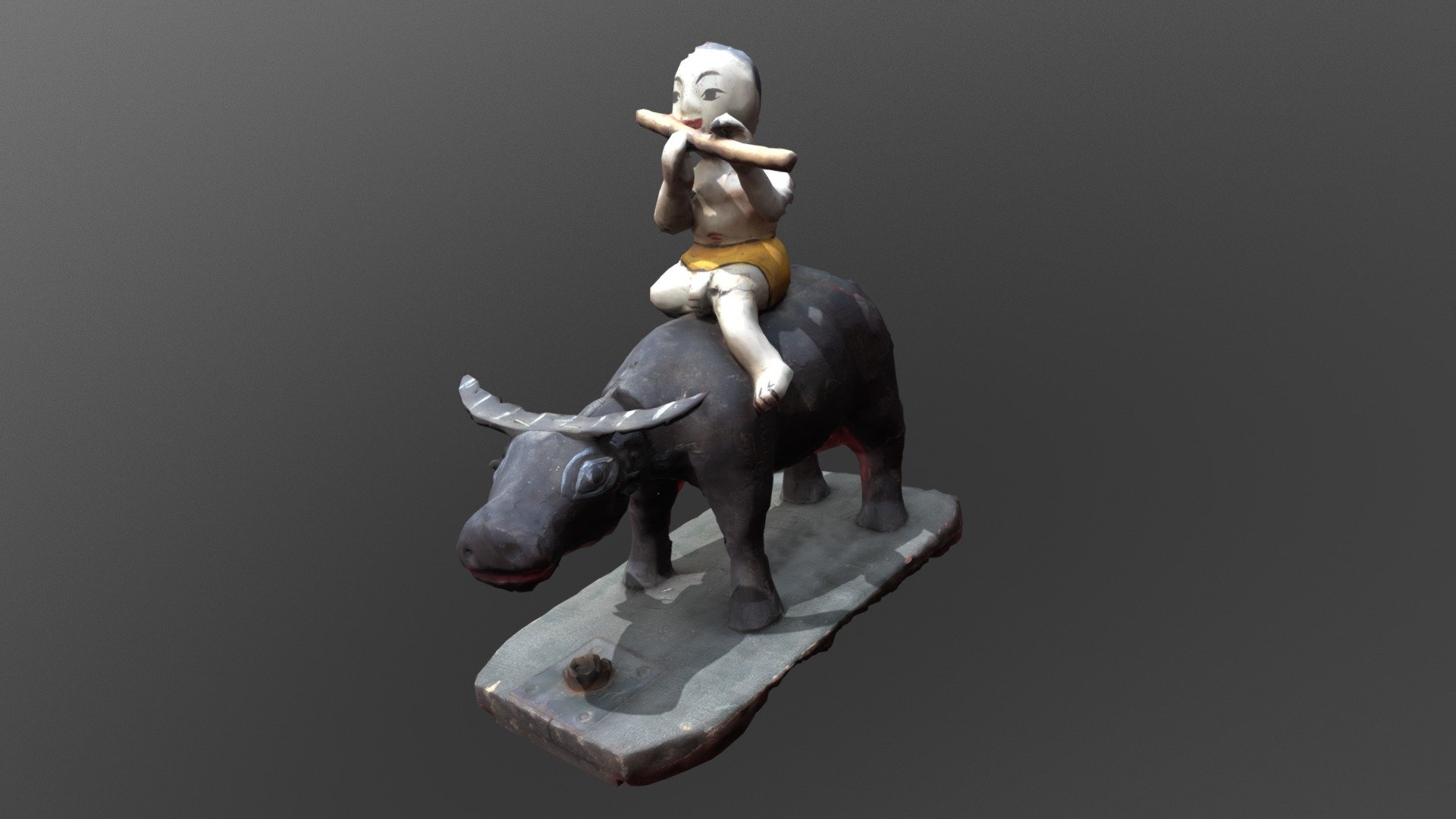 Boy with Buffalo
