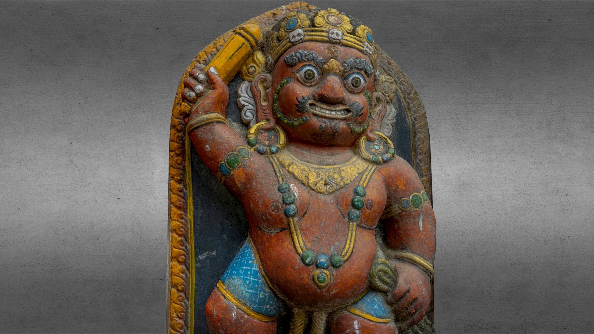 Kala Bhairava w/ 2 LOD - Nepal Heritage