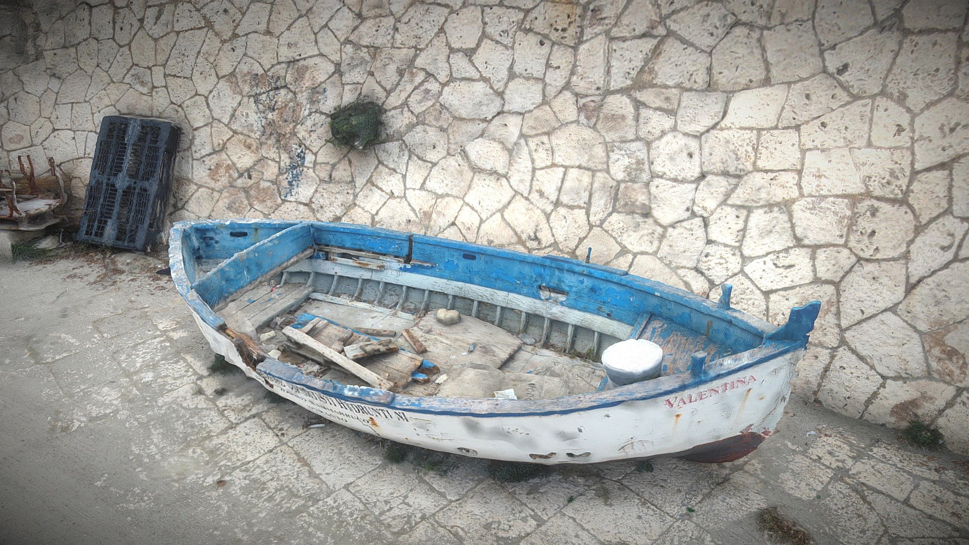 Italy, Otranto, Old boat