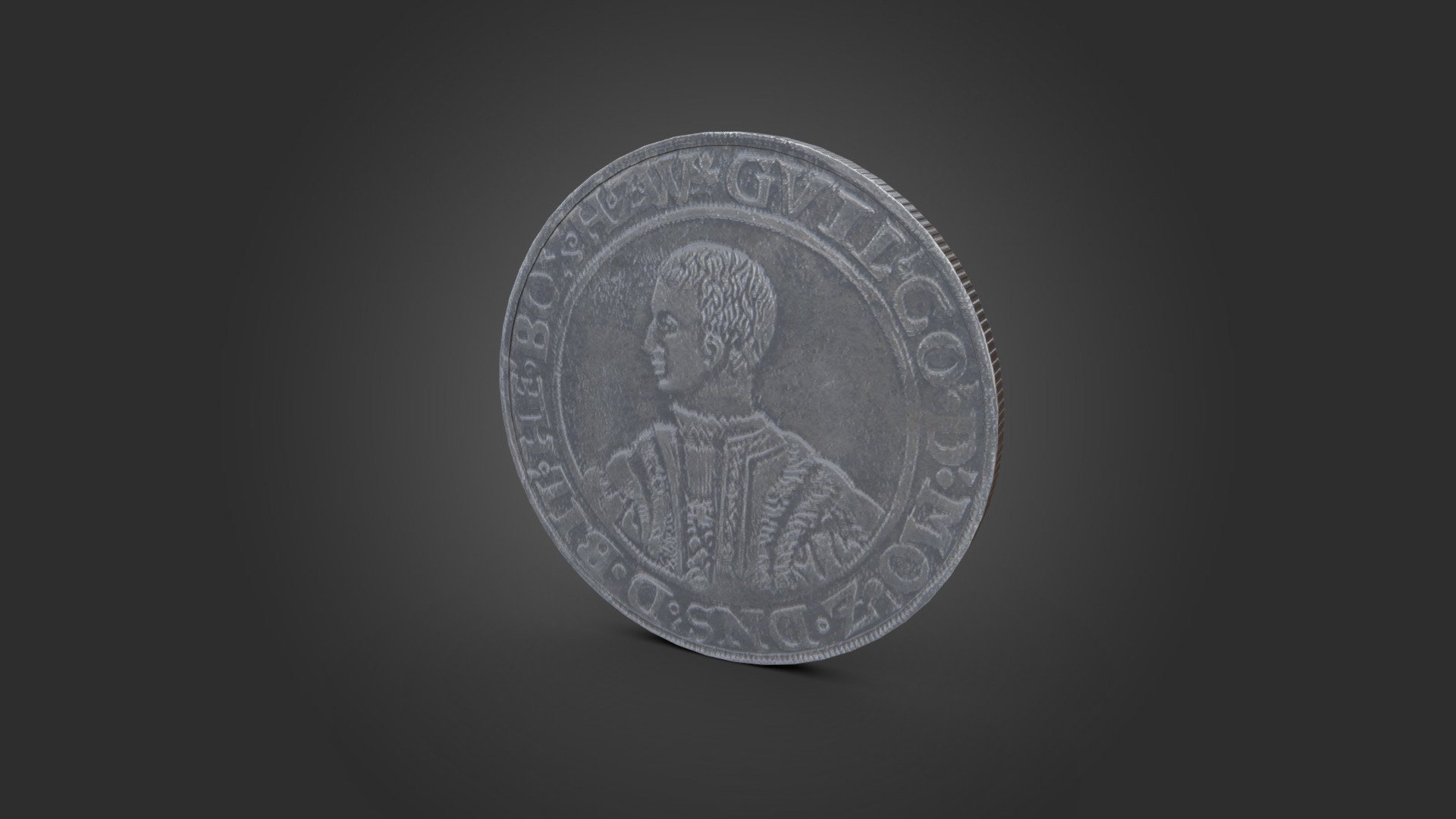 Portretdaalder van graaf Willem IV