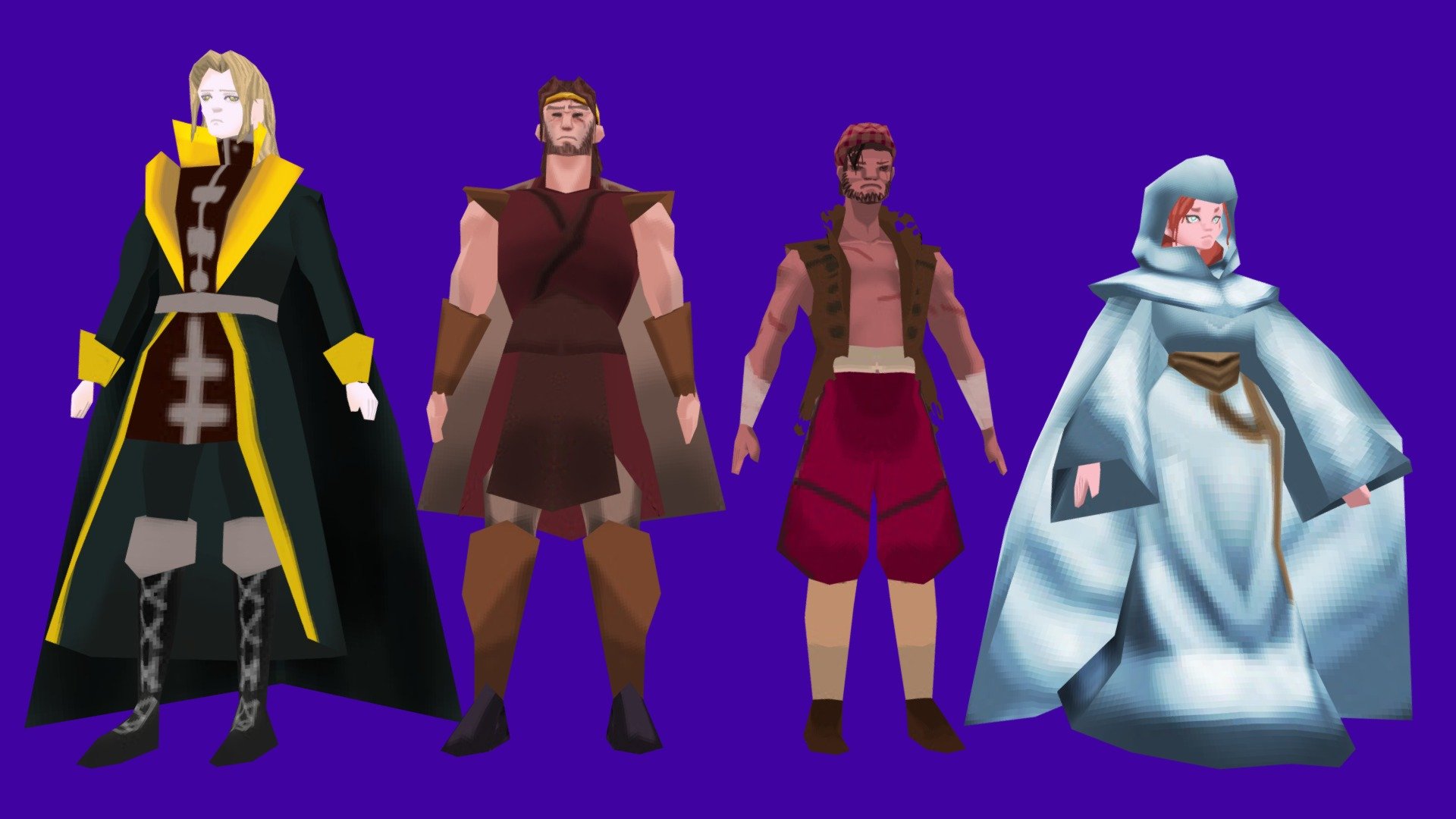 Castlevania 3 characters PSX