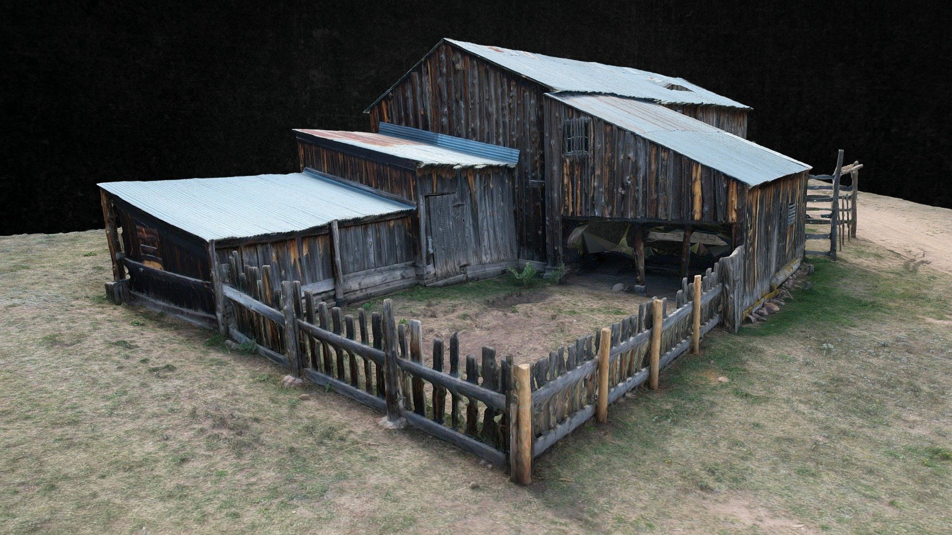 The 'Pig Barn' of Walker Ranch
