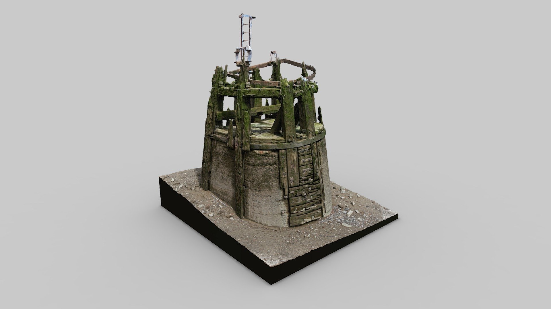Thames Doplhin Mooring Structure