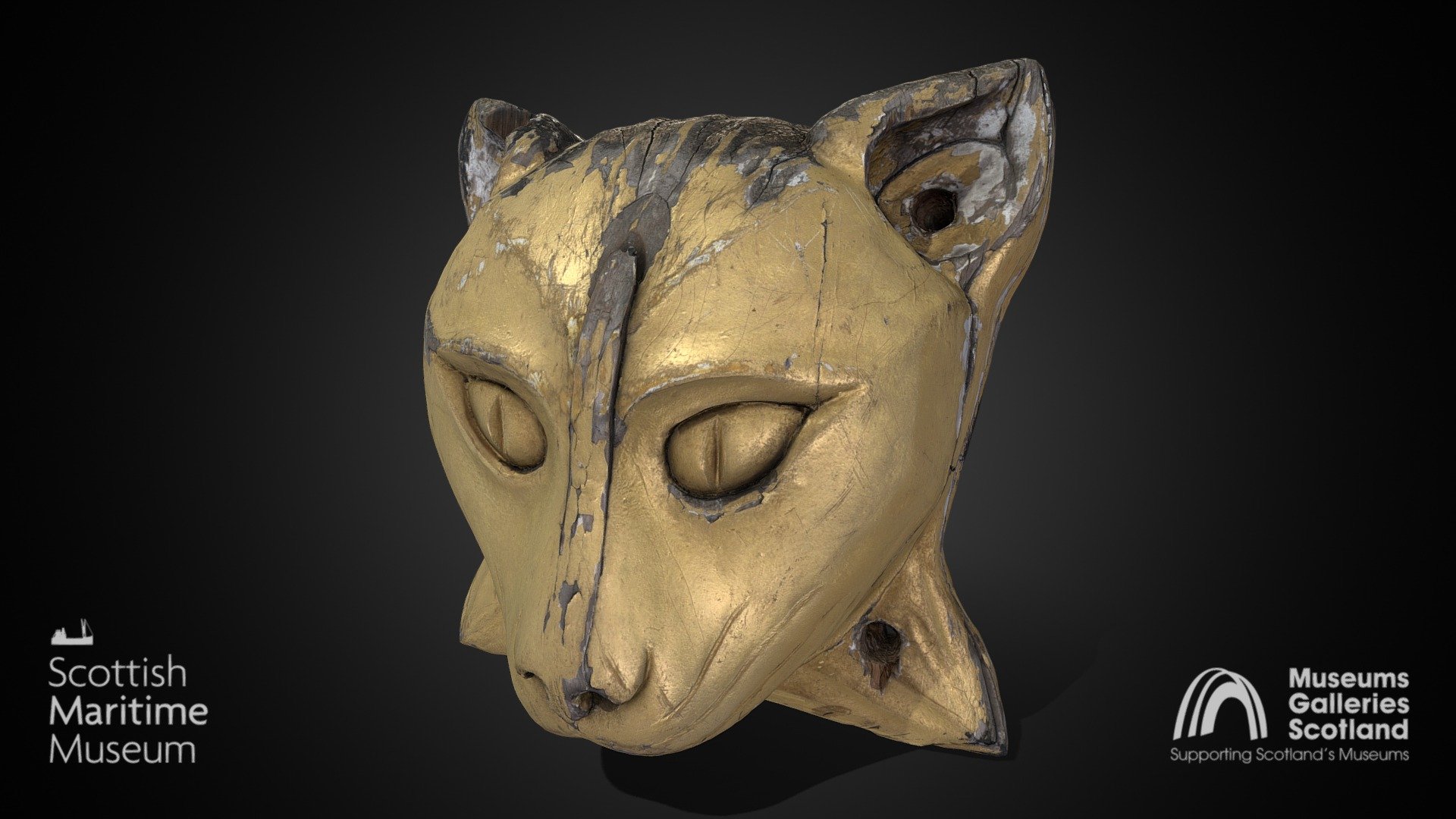 Cat's head from the Cutty Sark
