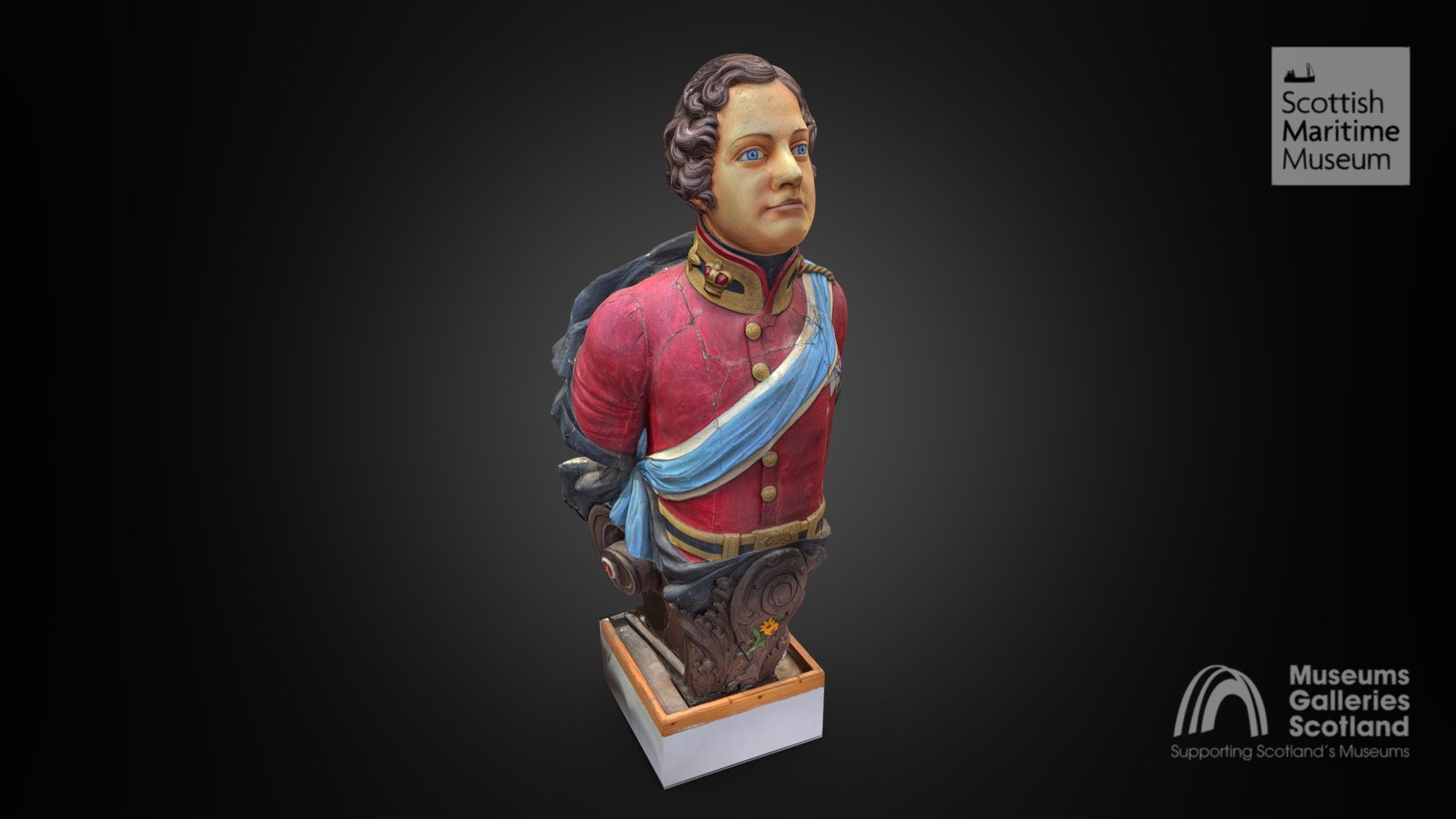 HMS "Prince Of Wales" figurehead - Linthouse