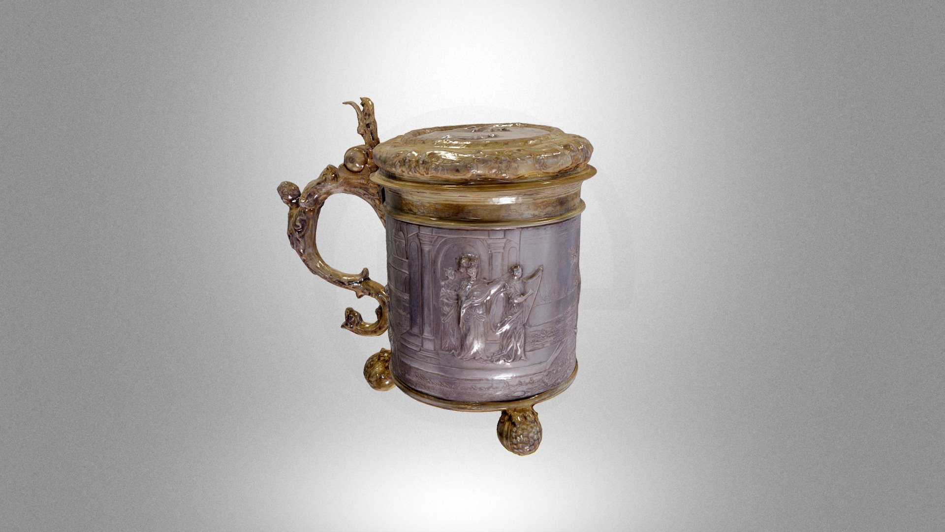 Mug with a biblical scene