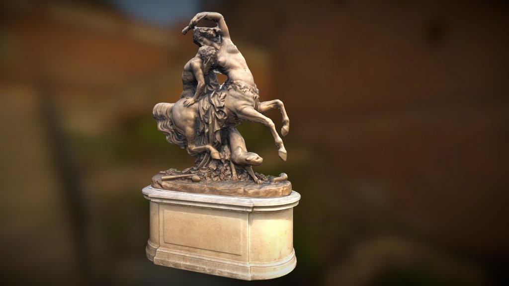 Centauresse et Faune