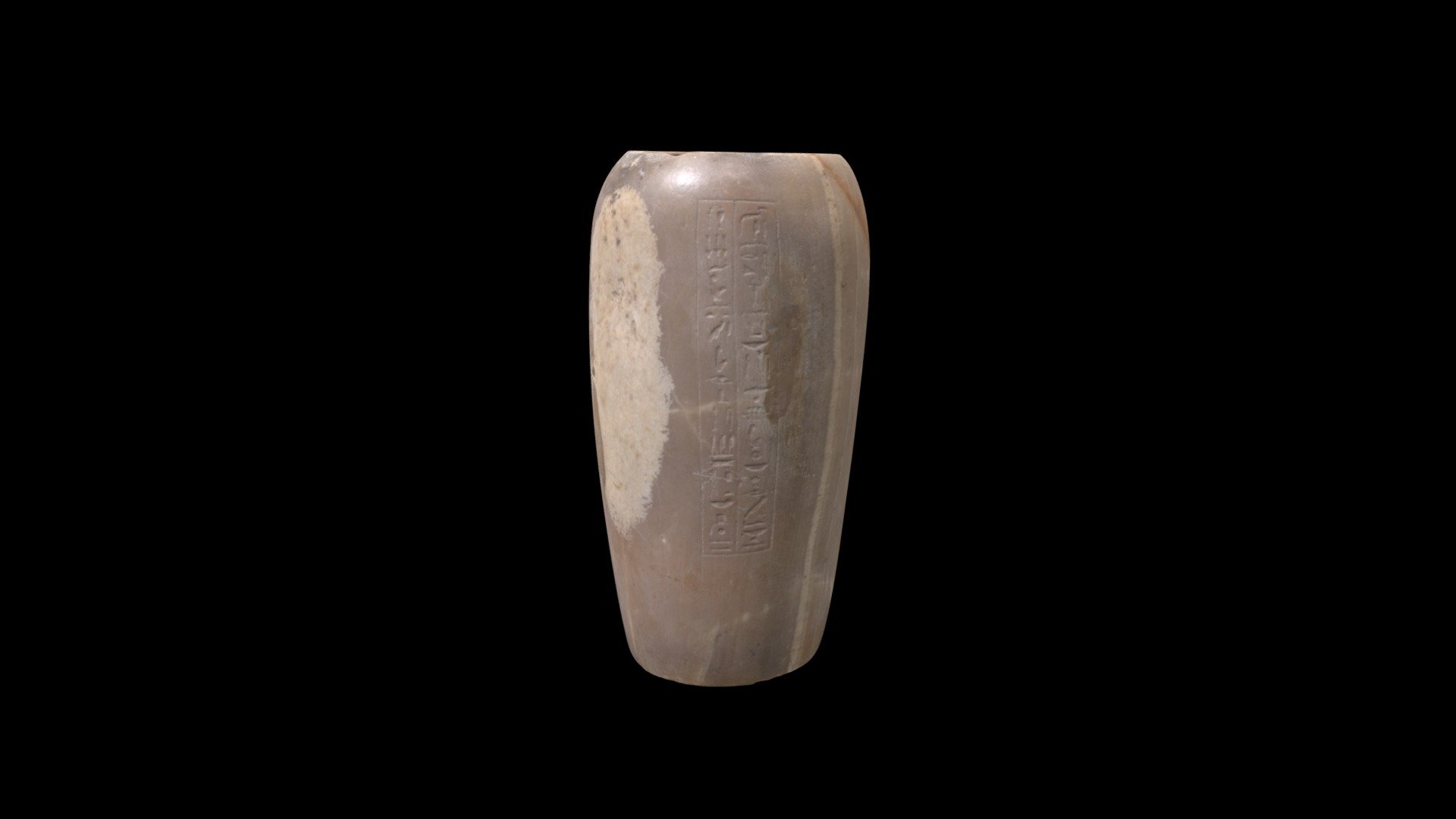 1921.1018.a Canopic Jar with Falcon's Head