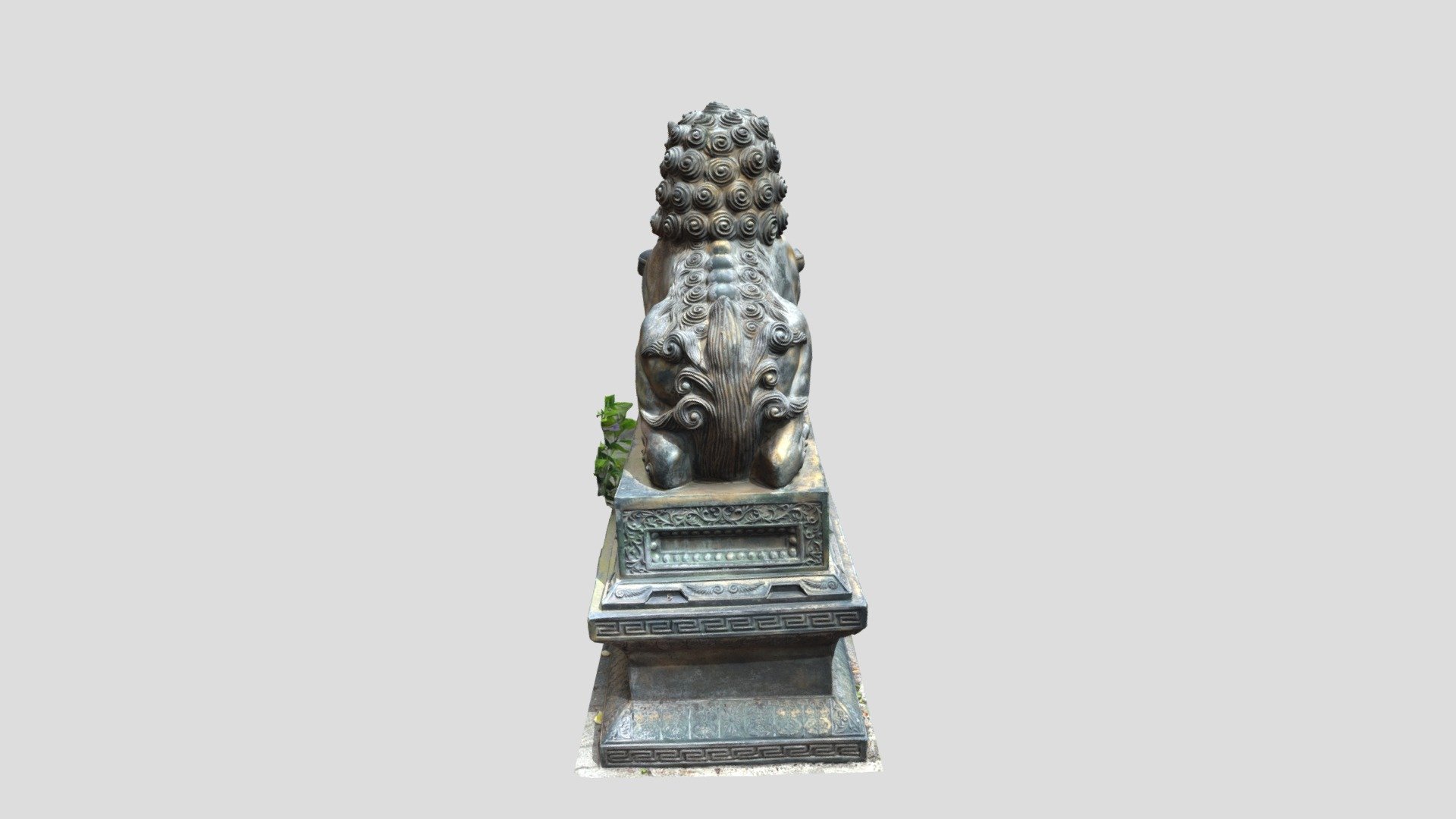 Lion statue