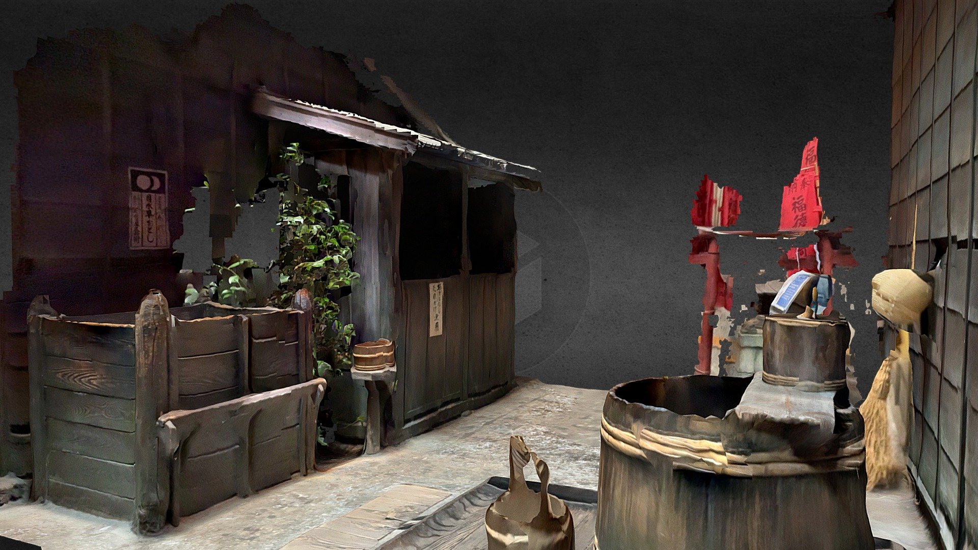 The town of Fukagawa in the Edo period