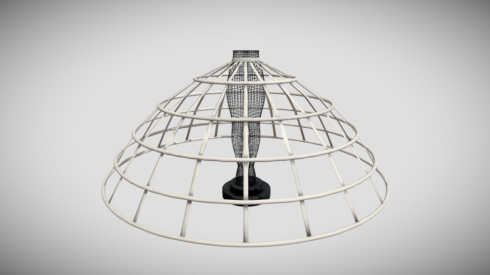 Crinoline (c. 1860) - a digital reconstruction