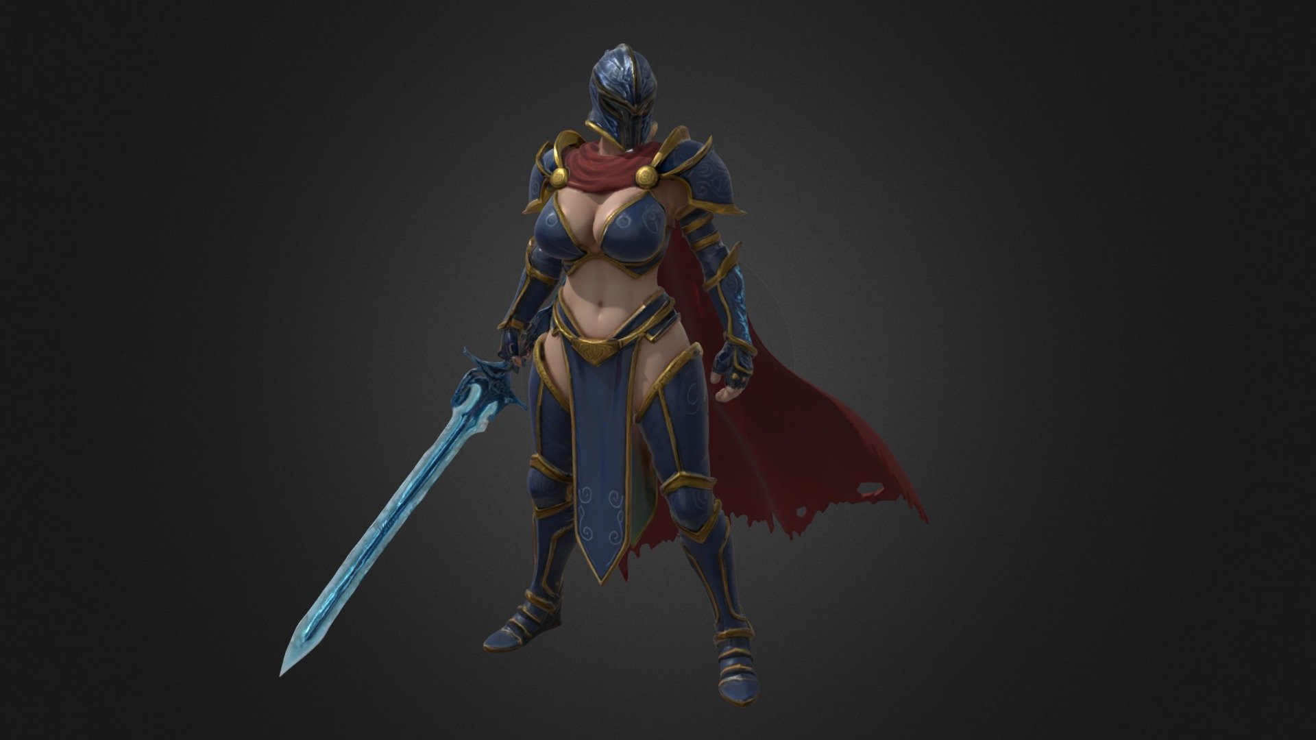 Fantasy Warrior Woman | Skimpy Cloth Armor