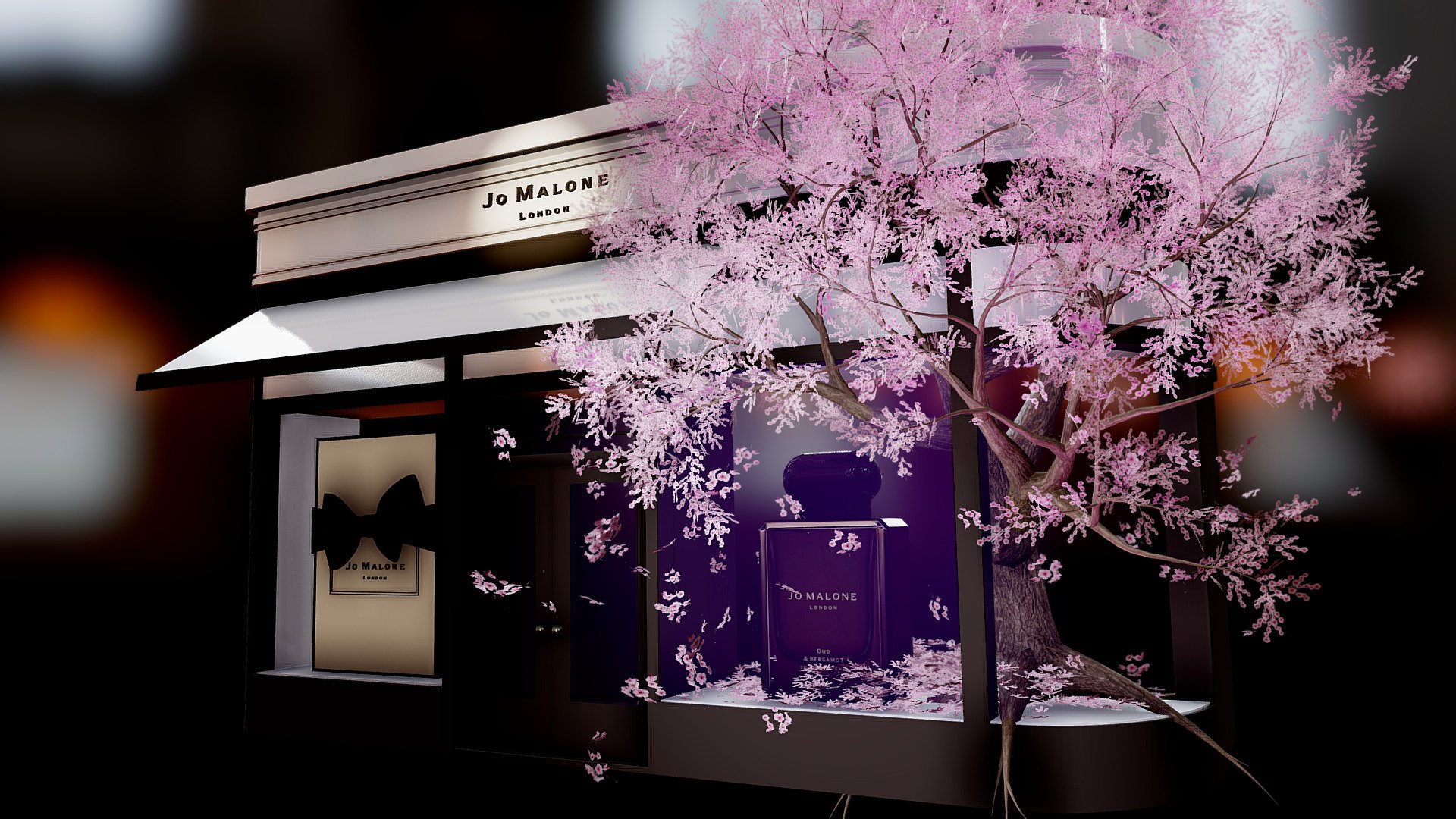 Cosmetic window display