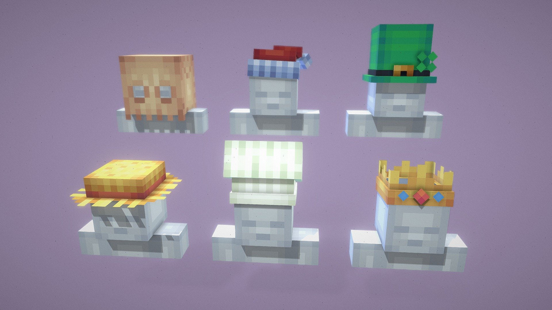 Minecraft Hats Mini-pack 4