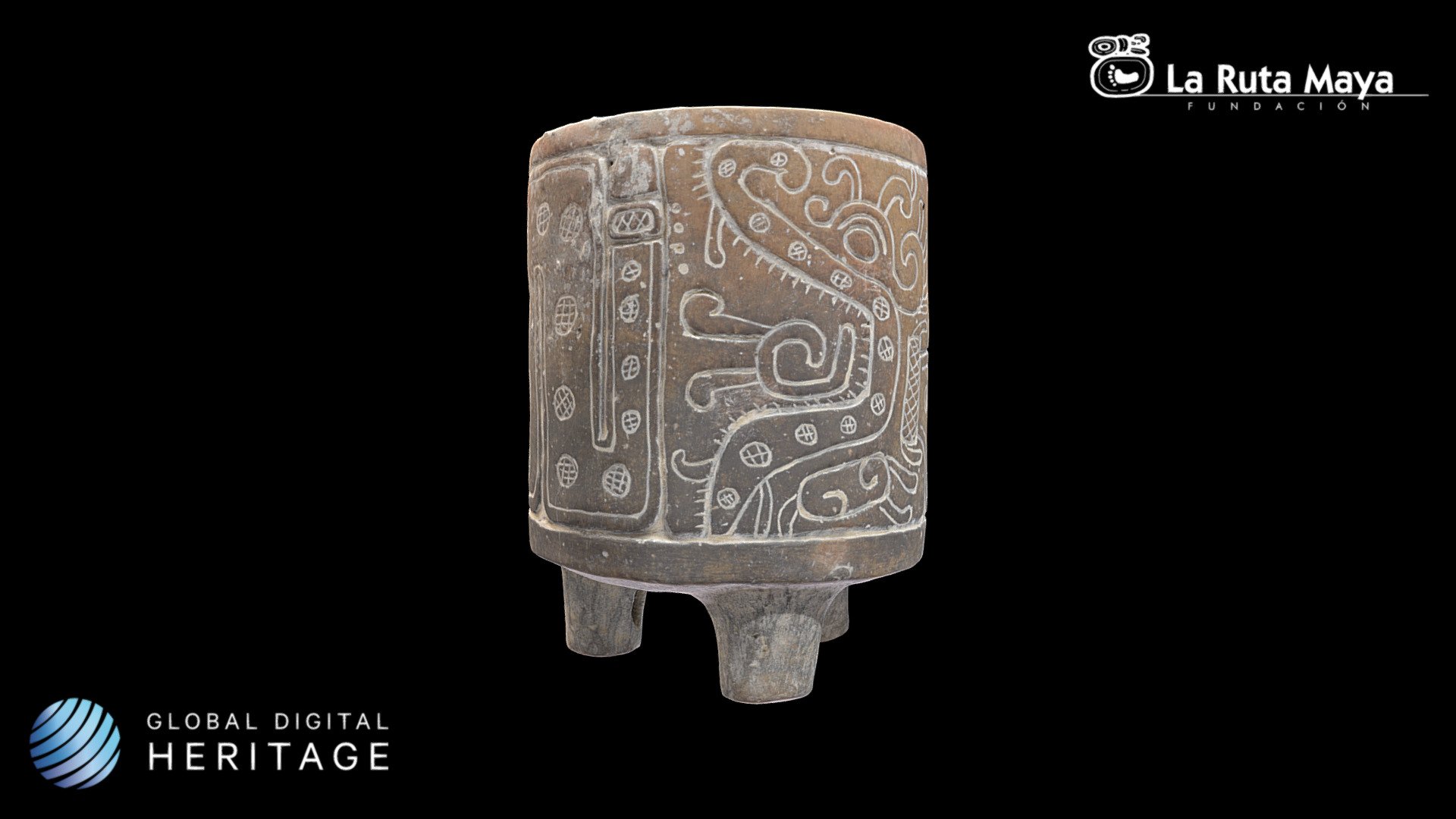 Vase with Incised Snake Decoration