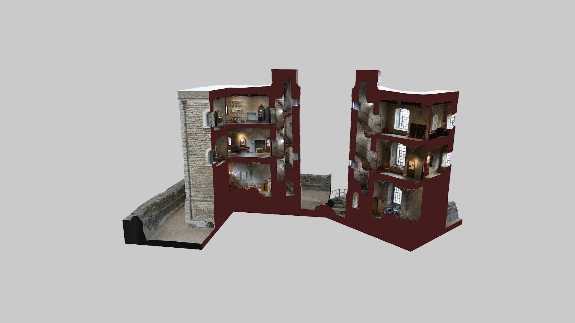 Jewel Tower Cross Section