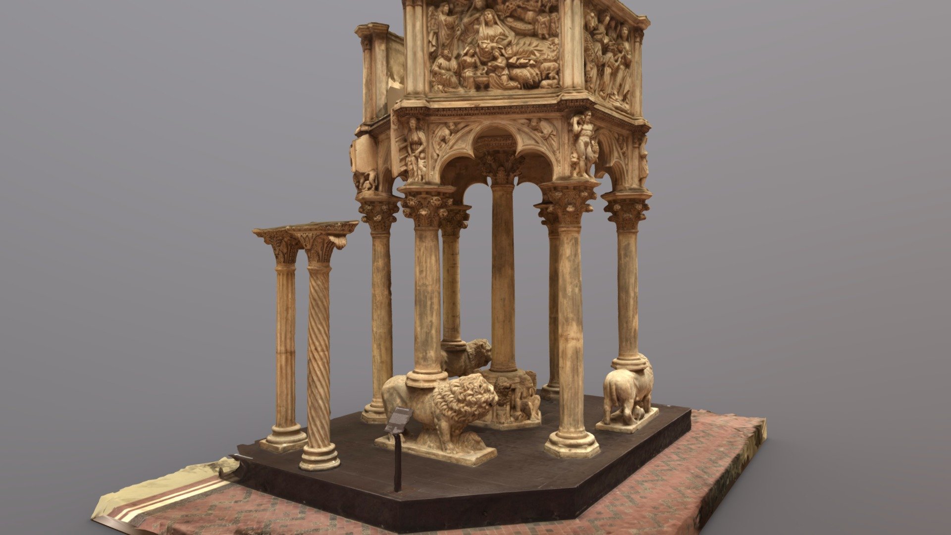 Nicola Pisano, Pulpit - Victoria & Albert Museum