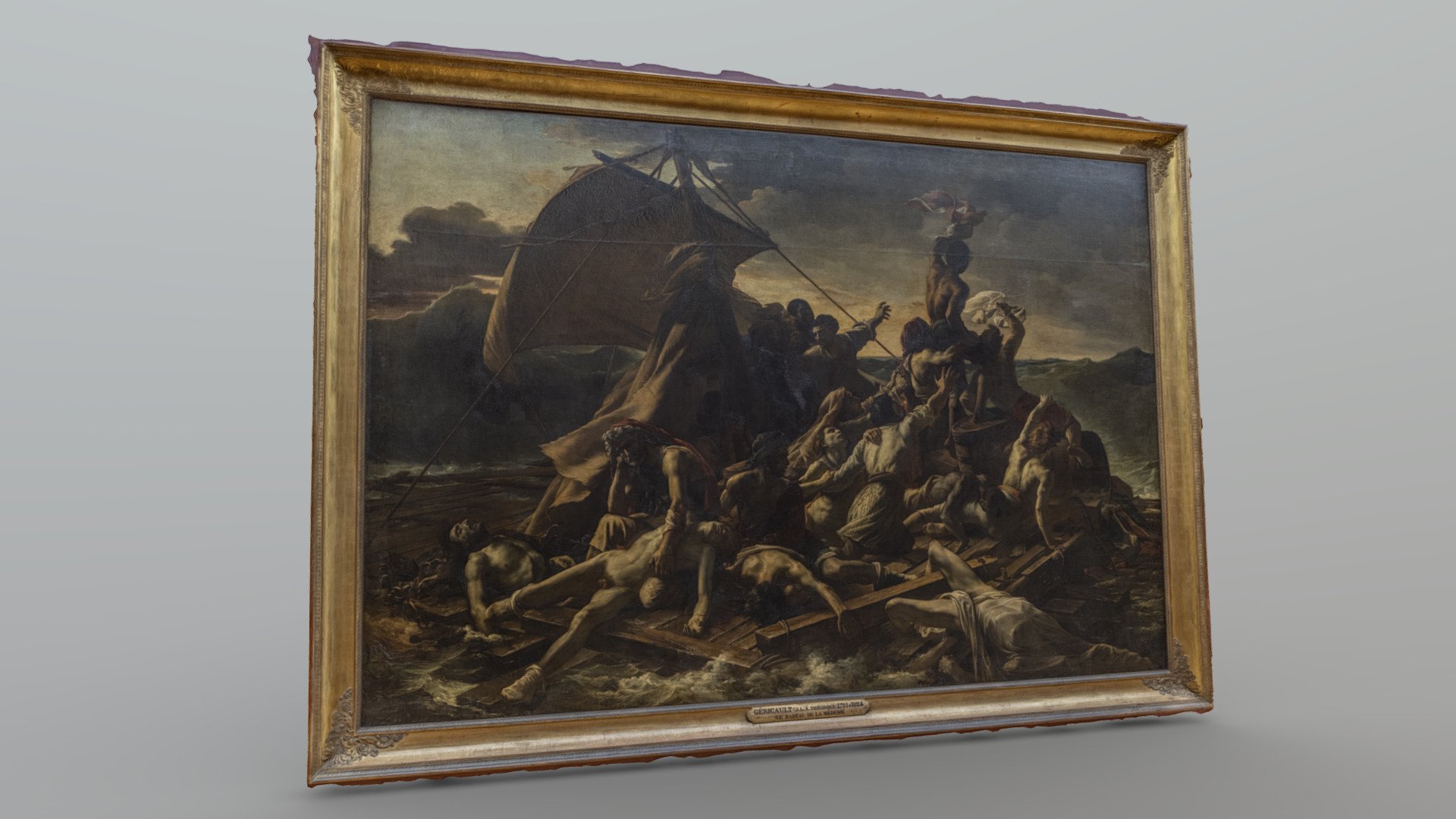 The Raft of the Medusa - photogrammetry