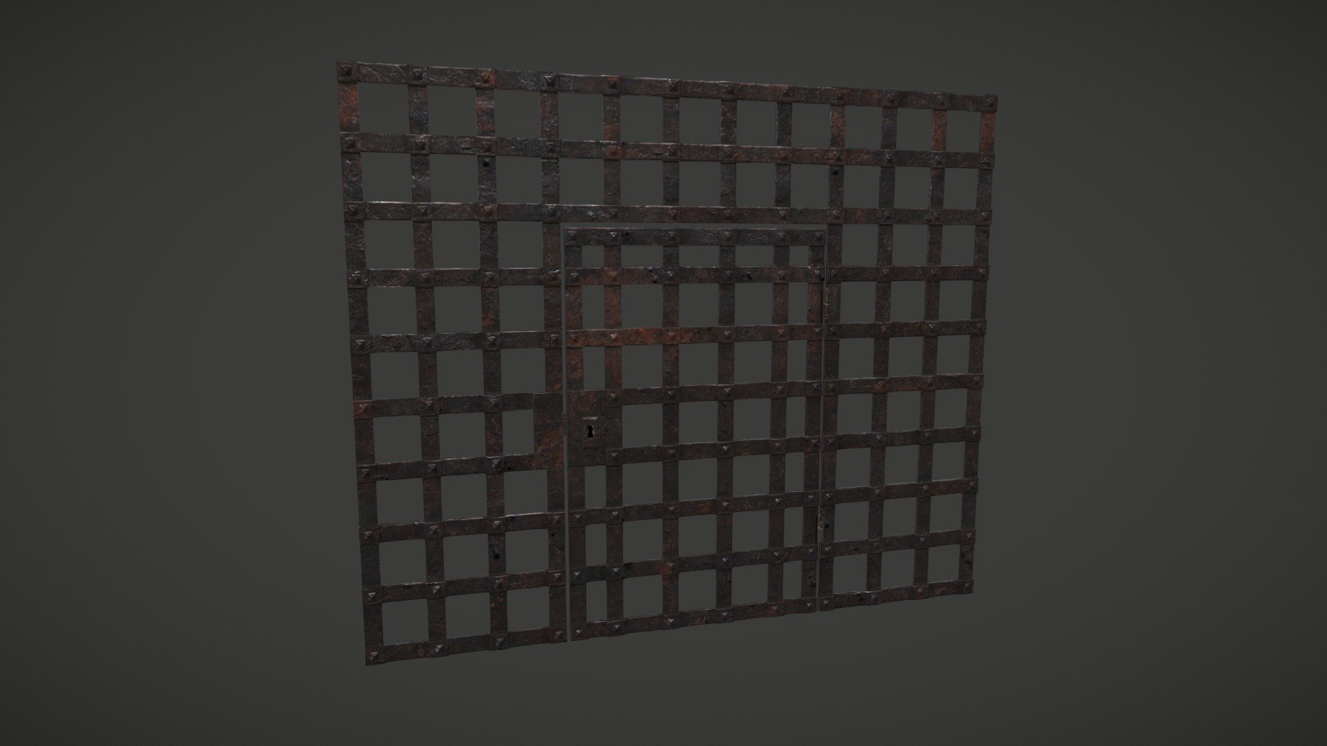 Dungeon/Prison Bars + Door