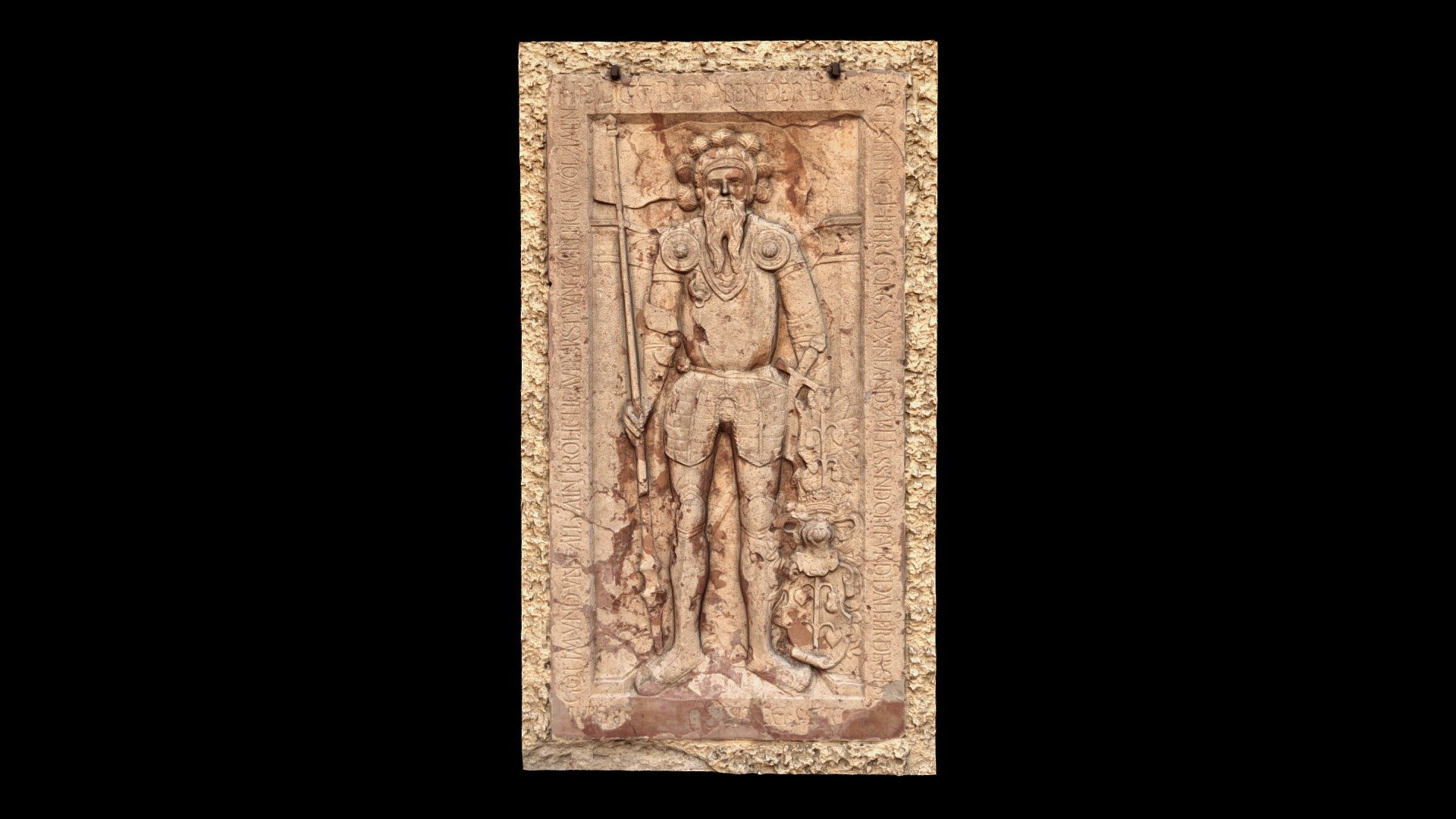Wall relief Konopiště castle