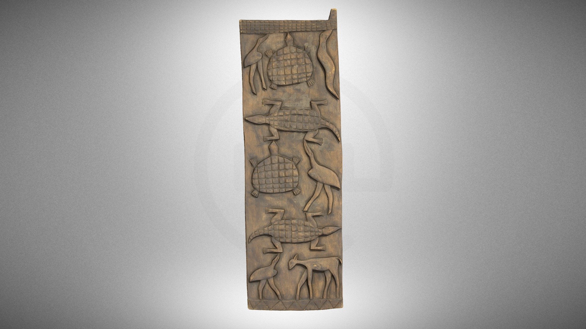Wooden bas-relief