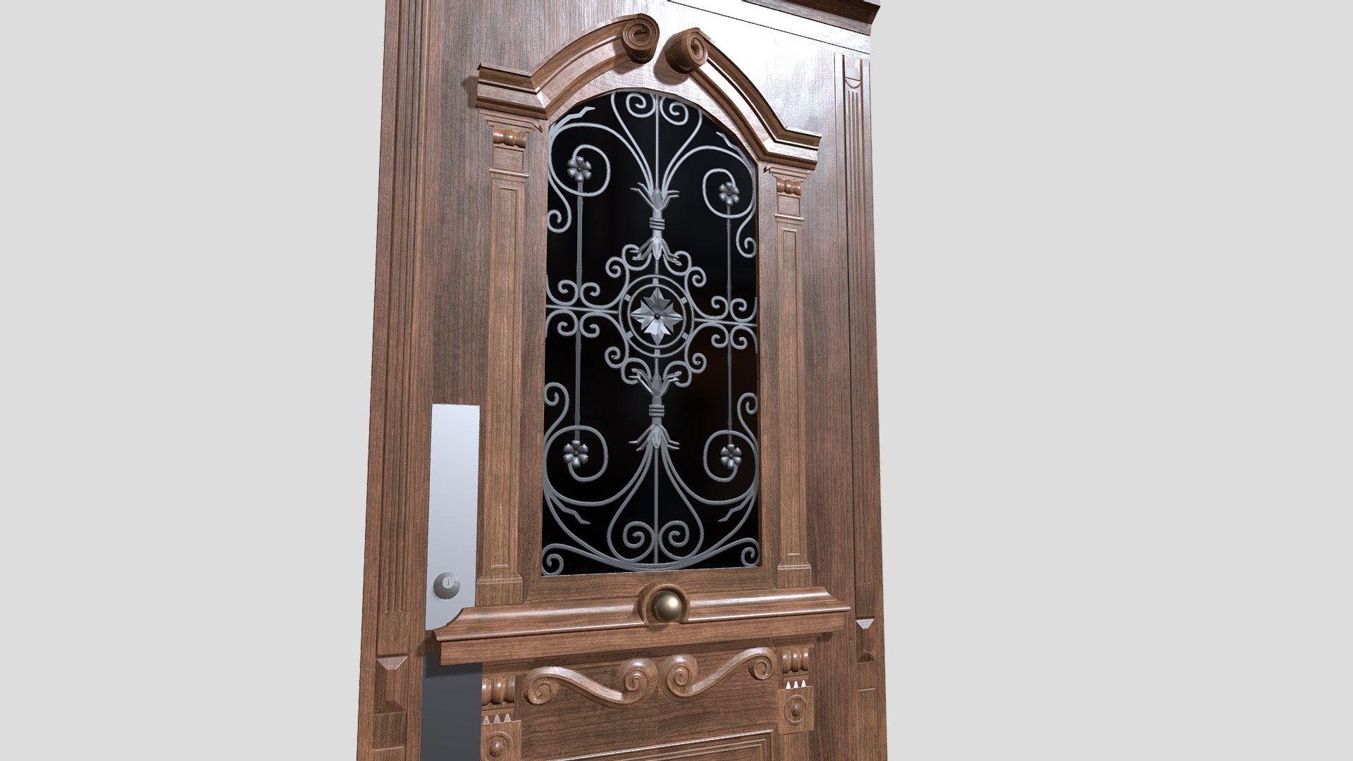 19th century old door