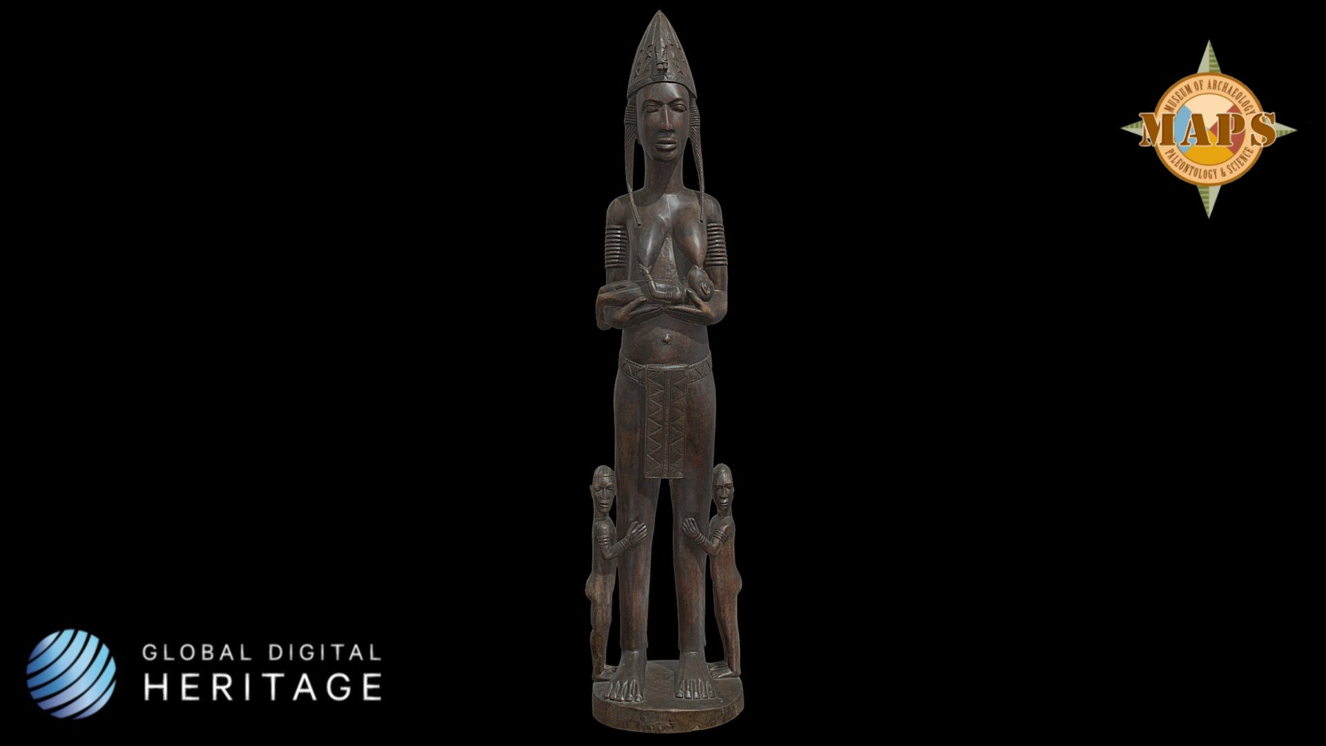 Yoruba Female Wooden Statue