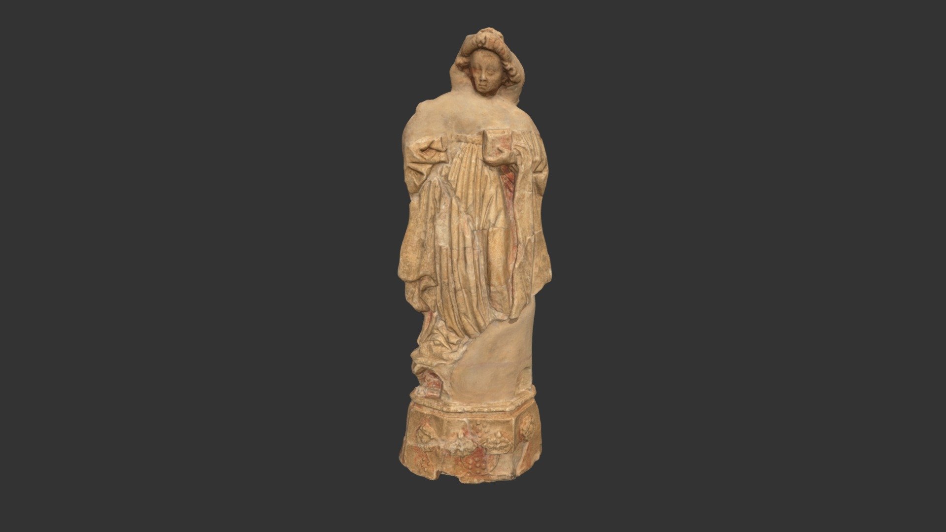 St Barbara statue high resolution