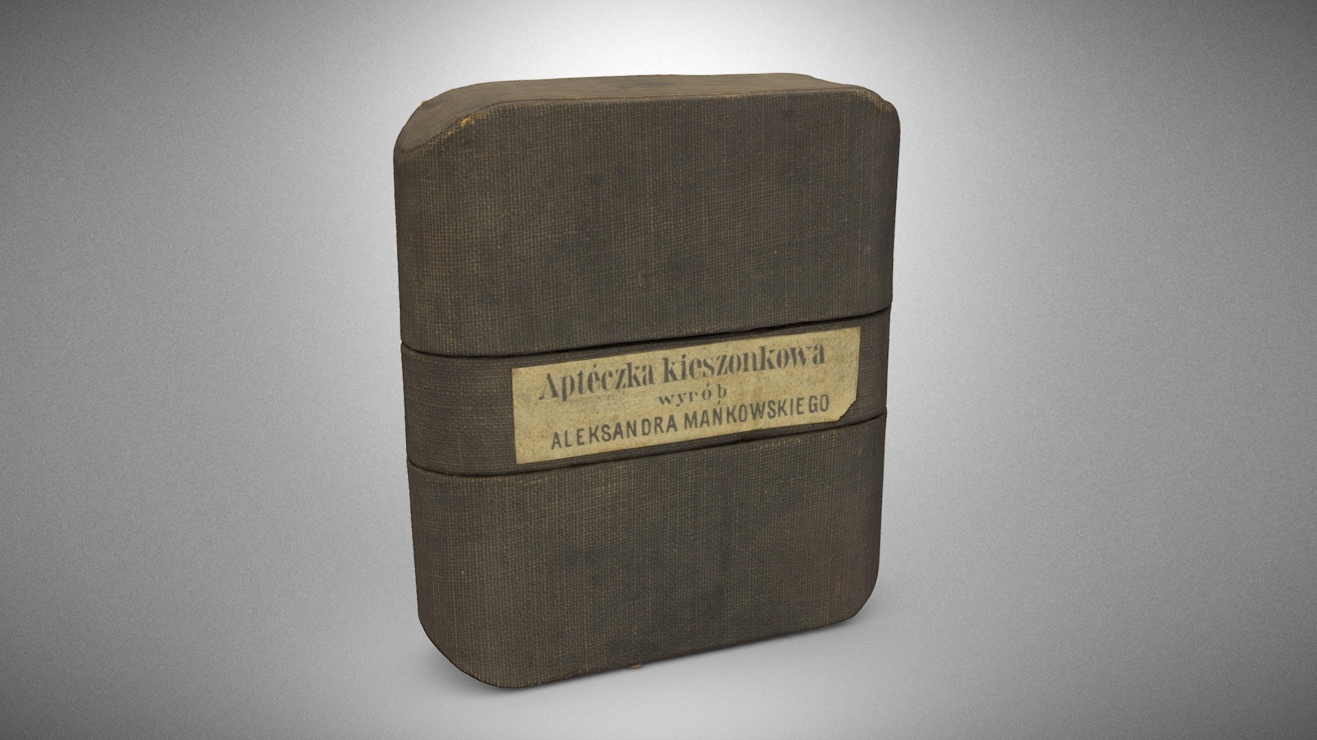 Pocket first aid kit of Aleksander Mańkowski