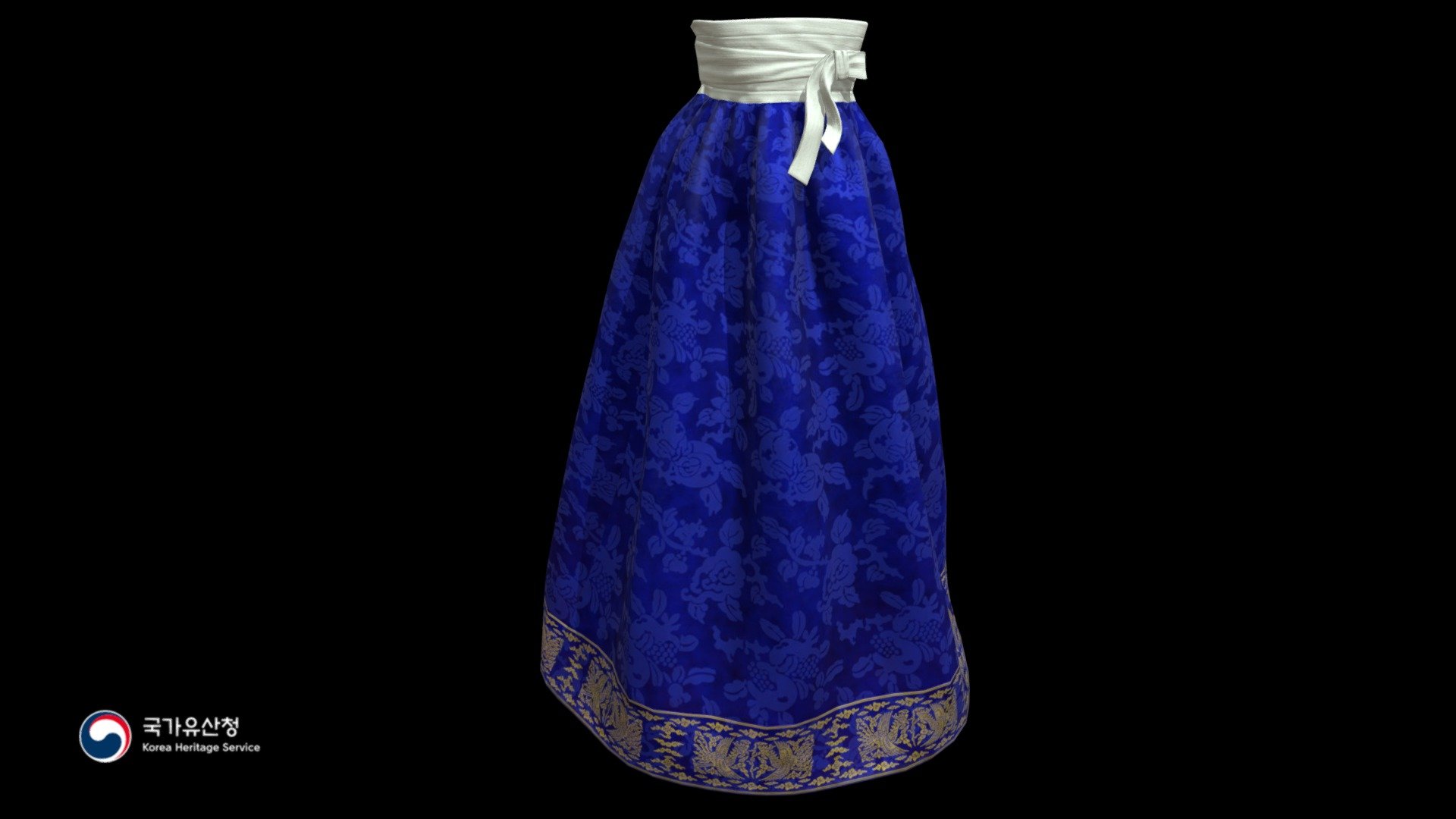 Namsaek Sranskirt(A navy blue skirt with a sran)